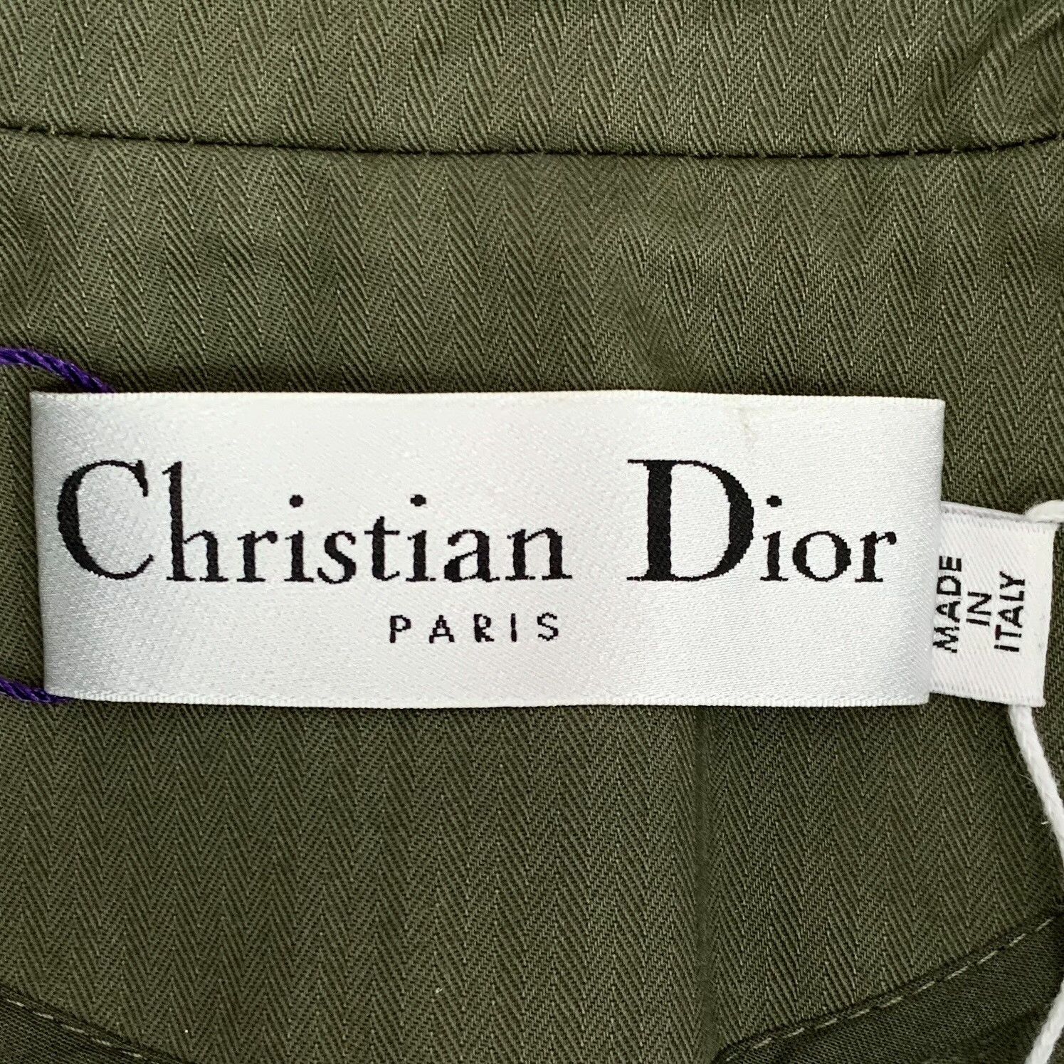 Dior Dior Cotton Green Coat XS Women Size XS / US 0-2 / IT 36-38 - 5 Thumbnail