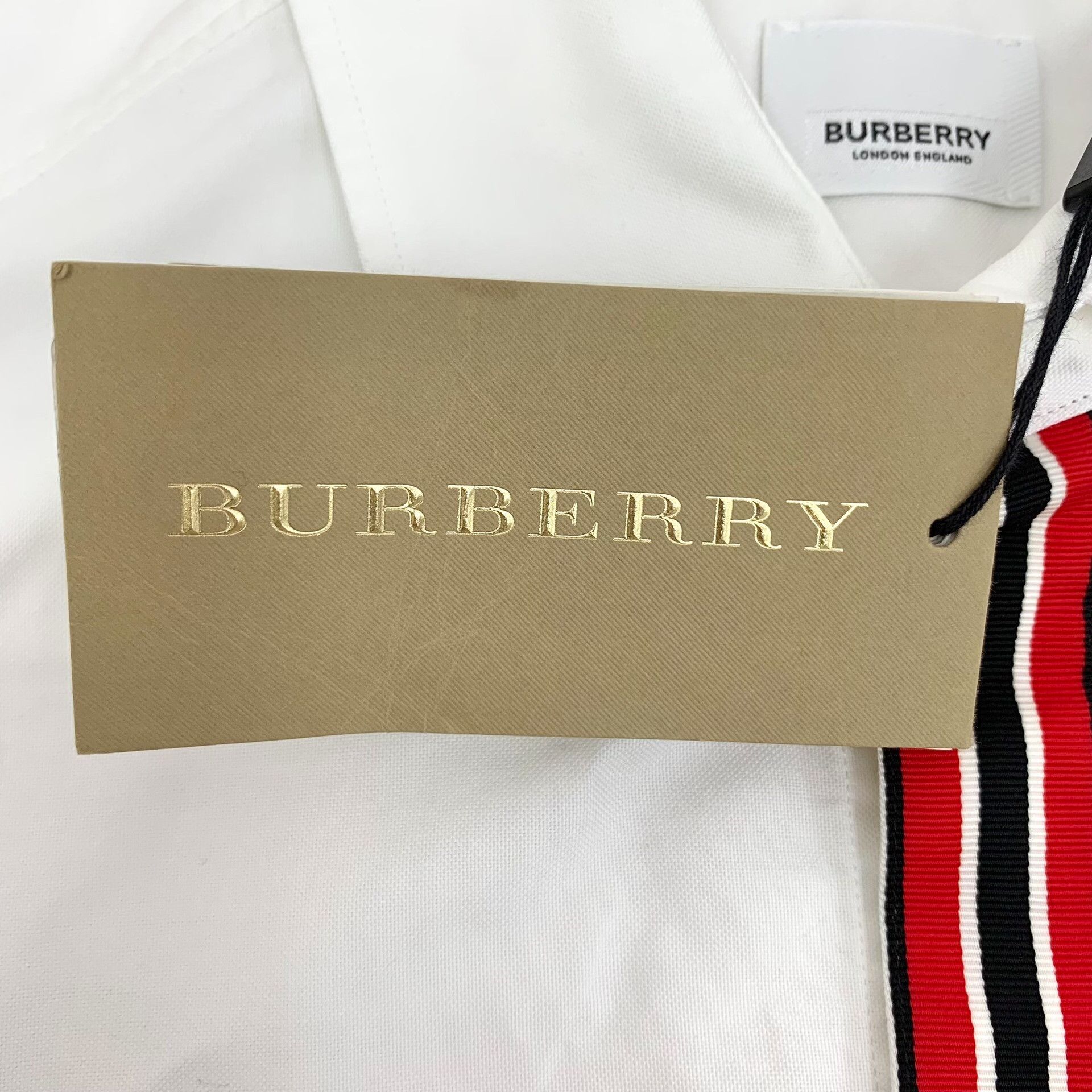 Burberry Burberry Cotton Striped White Shirt M Men Size US M / EU 48-50 / 2 - 6 Thumbnail