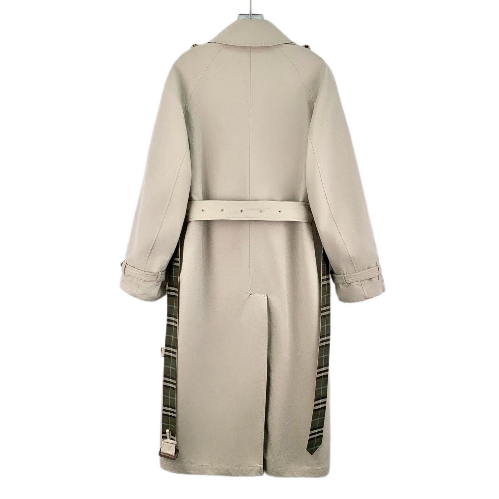 Burberry Burberry Plaid Cotton Green Coat S Women Size S / US 4 / IT 40 - 7 Thumbnail