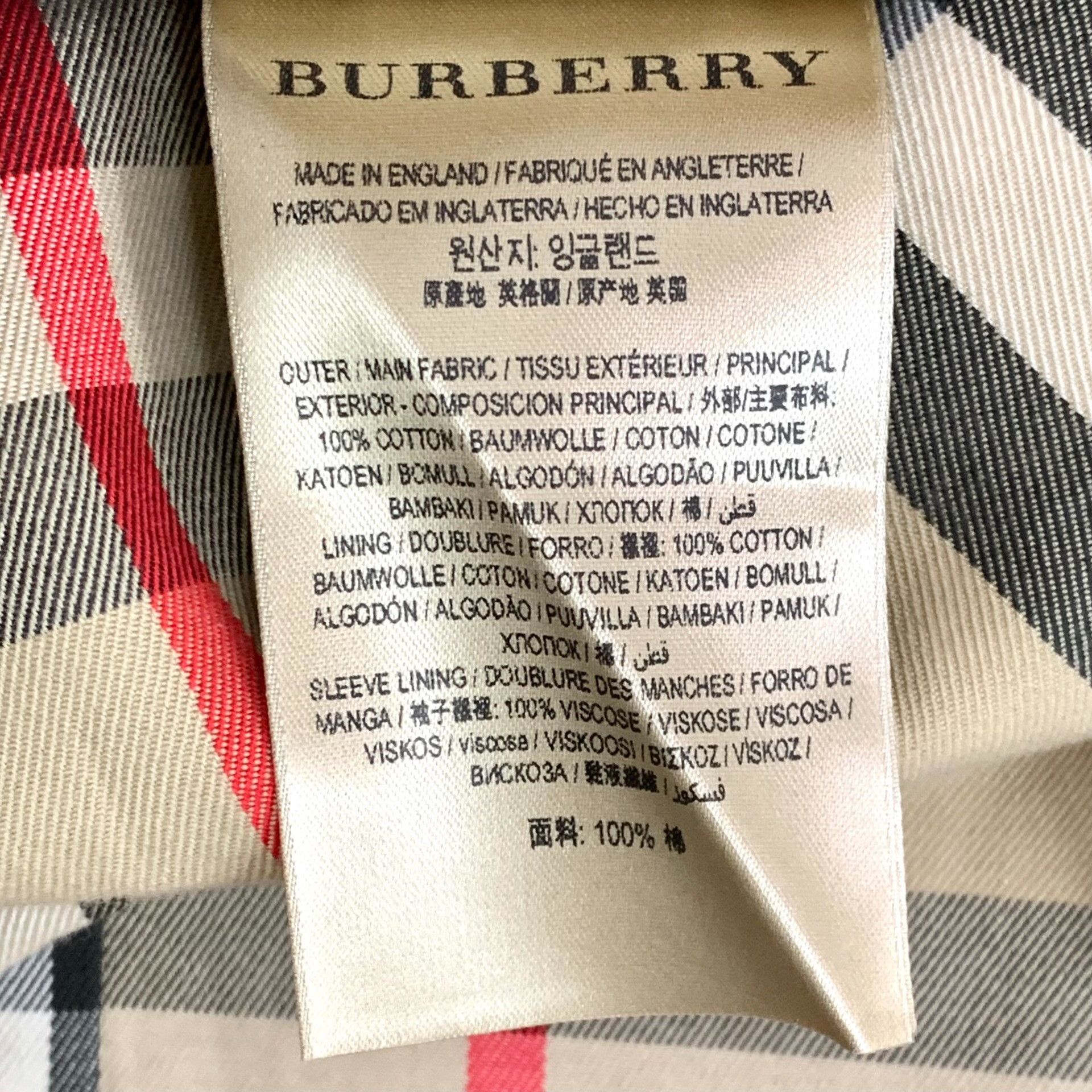 Burberry Burberry Cotton Brown Coat 42 Women Size M / US 6-8 / IT 42-44 - 7 Thumbnail