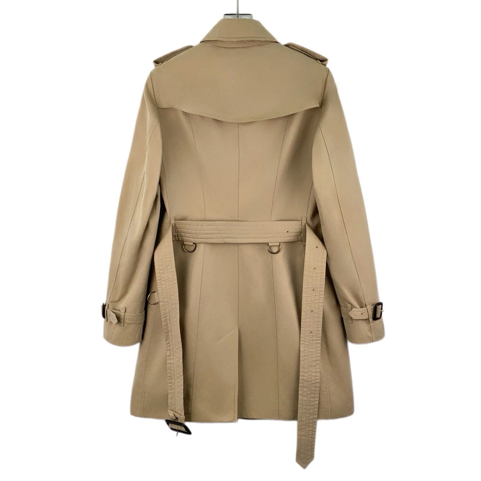Burberry Burberry Cotton Brown Coat 42 Women Size M / US 6-8 / IT 42-44 - 2 Thumbnail
