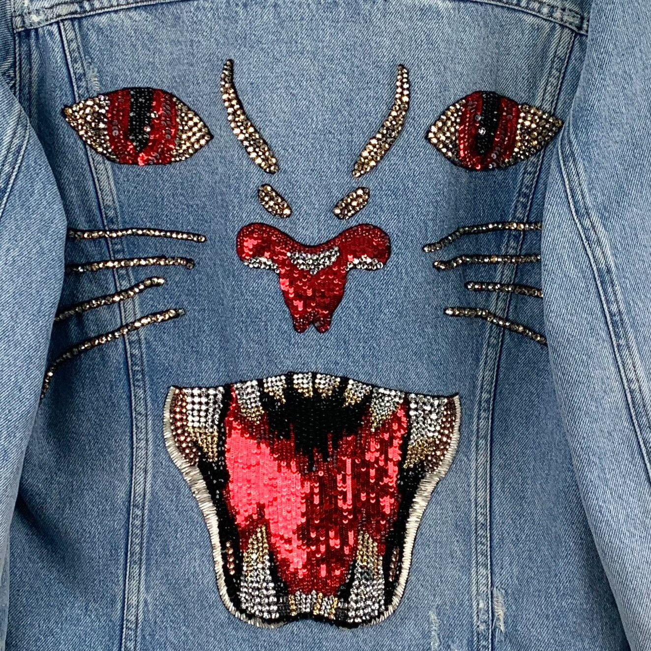 Gucci Gucci Cotton Embroidered Blue Jacket 42 Women Size M / US 6-8 / IT 42-44 - 5 Thumbnail
