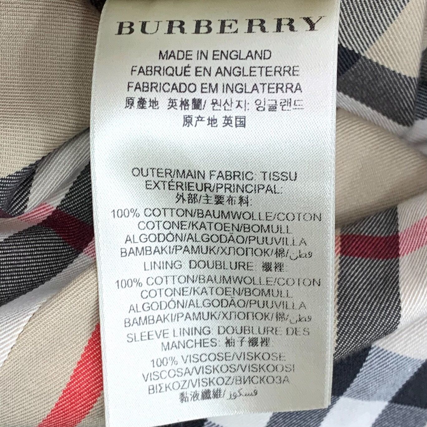 Burberry Burberry Cotton Brown Coat XS Women Size XS / US 0-2 / IT 36-38 - 7 Thumbnail