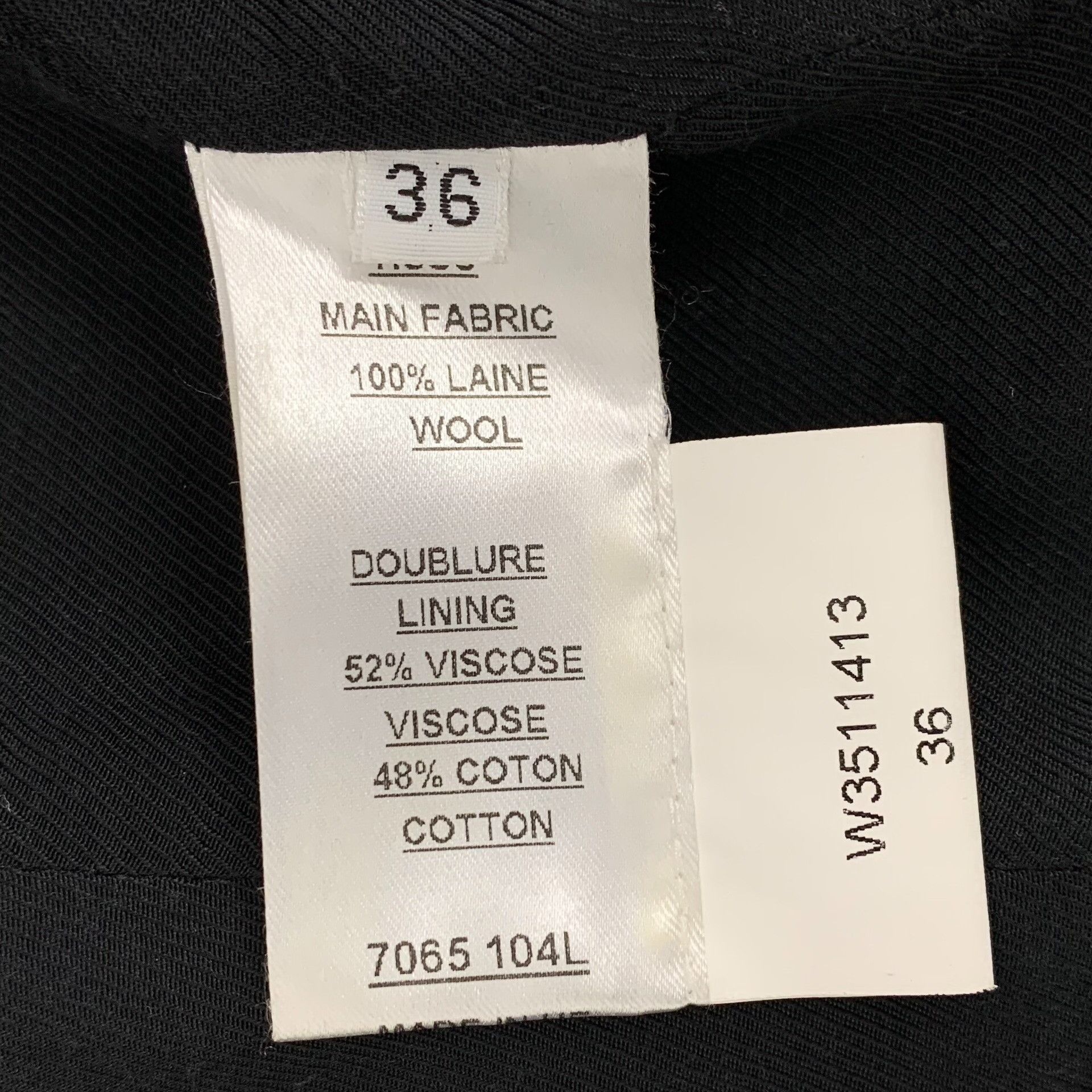 Balmain Balmain Wool Black Jacket S Women Size S / US 4 / IT 40 - 6 Thumbnail