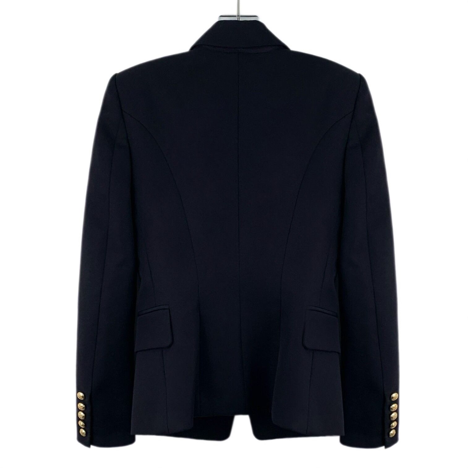 Balmain Balmain Wool Black Jacket S Women Size S / US 4 / IT 40 - 2 Thumbnail
