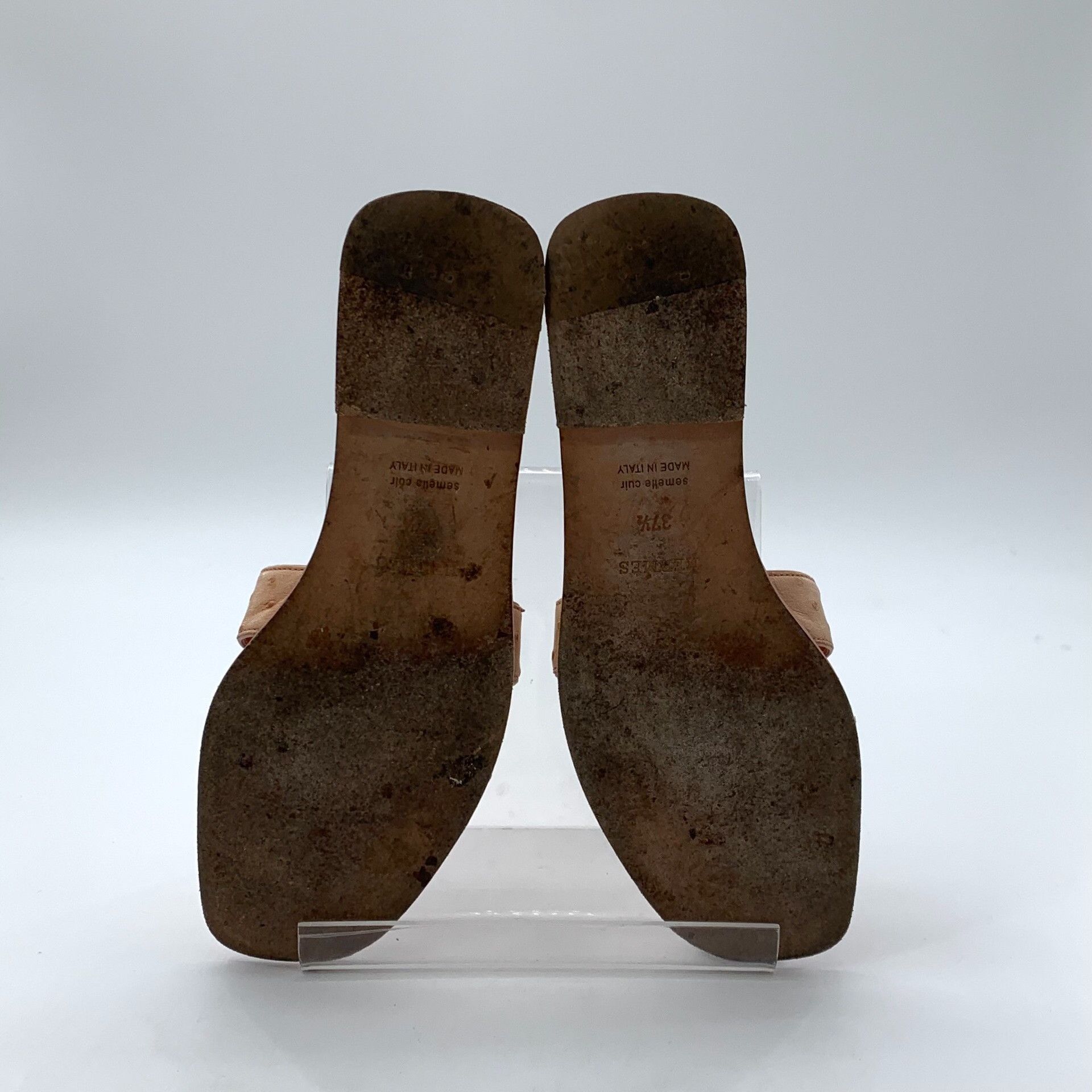 Hermes Hermes Brown Sandals 37 Women Size US 6.5 / IT 36.5 - 5 Thumbnail