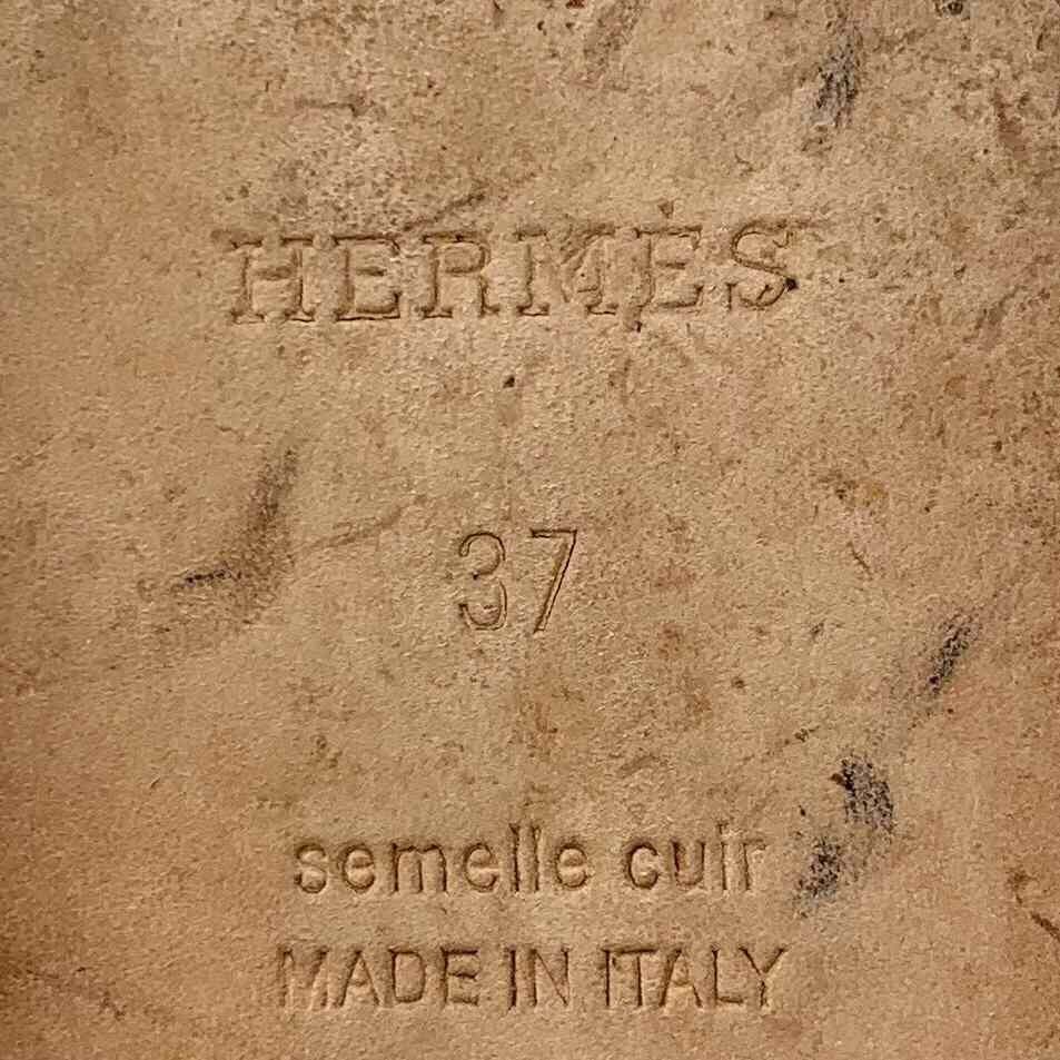 Hermes Hermes Yellow Sandals 37 Women Size US 6.5 / IT 36.5 - 6 Thumbnail