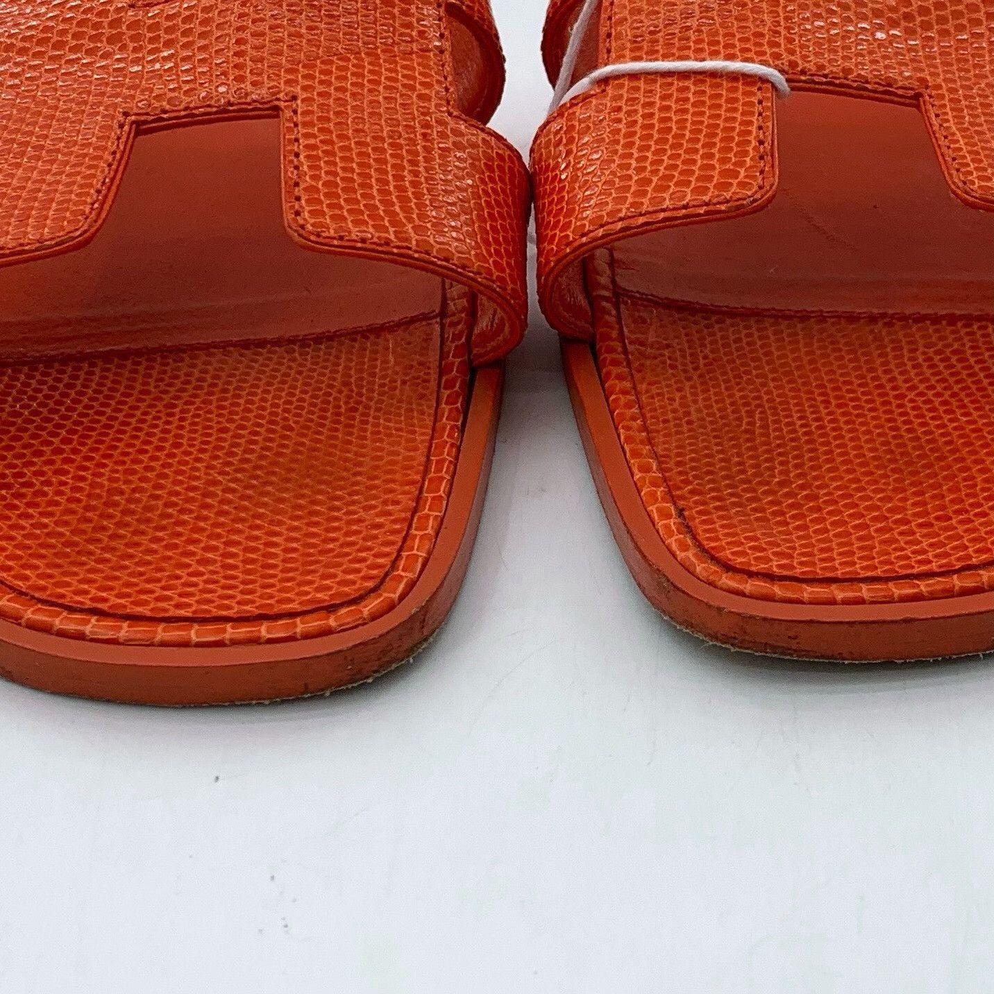 Hermes Hermes Red Sandals 38 Women Size US 7.5 / IT 37.5 - 9 Thumbnail