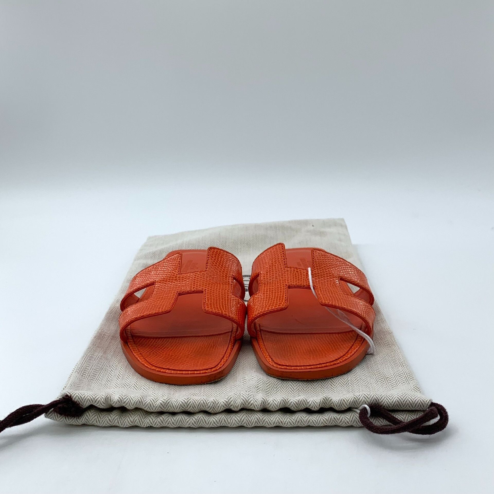 Hermes Hermes Red Sandals 38 Women Size US 7.5 / IT 37.5 - 8 Thumbnail