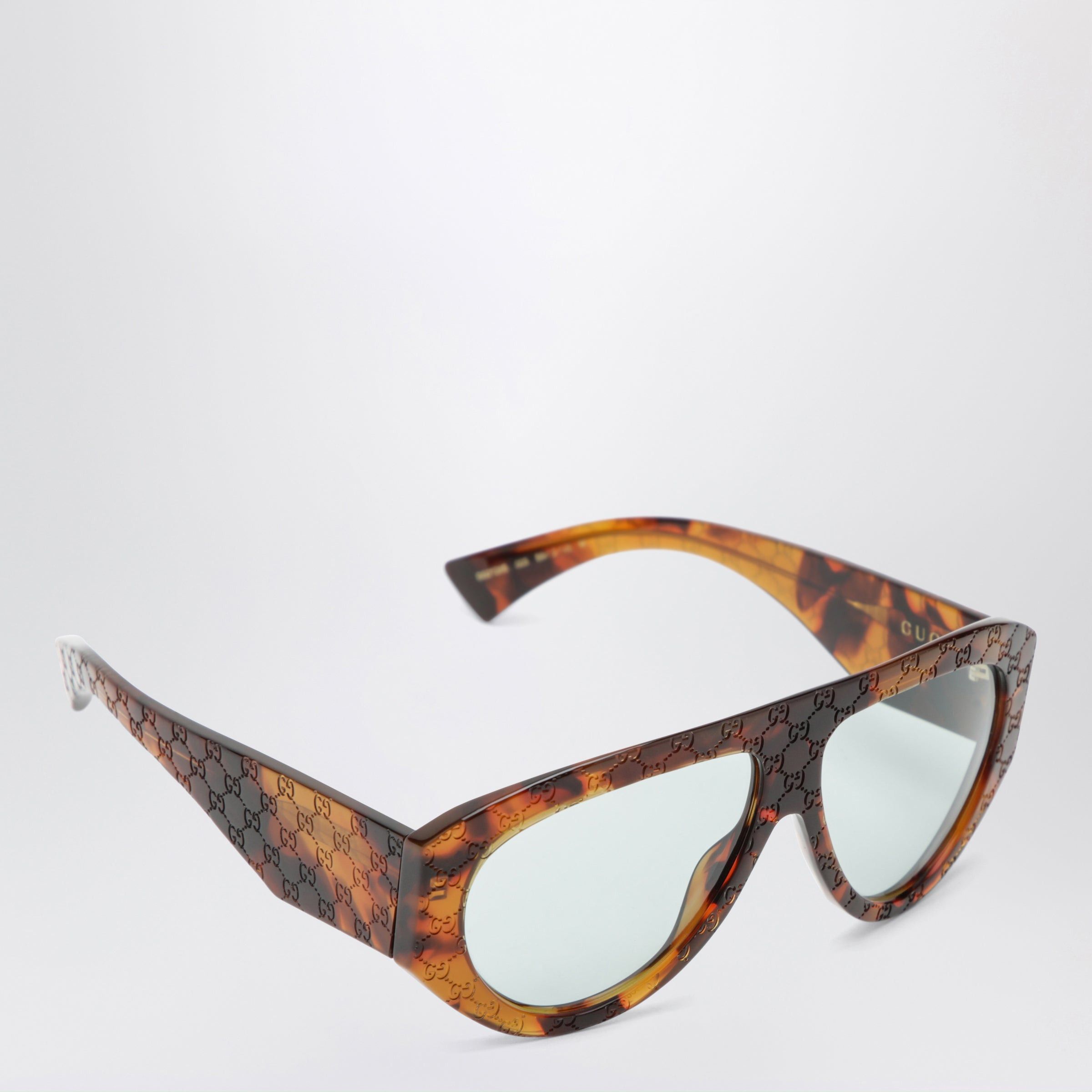 Gucci Gucci Havana Mask Sunglasses Size ONE SIZE - 2 Thumbnail