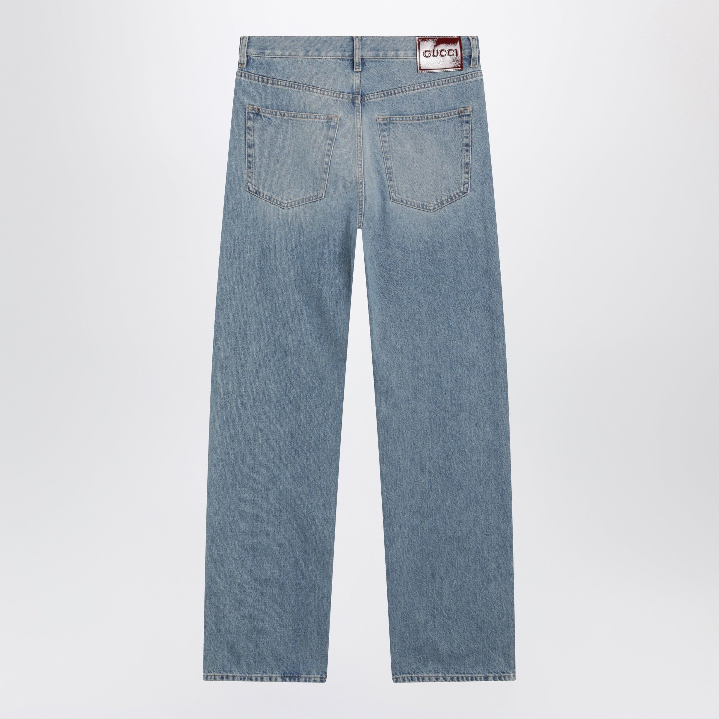 Gucci Gucci Light Blue Loose-Fit Washed Jeans Size US 32 / EU 48 - 2 Thumbnail