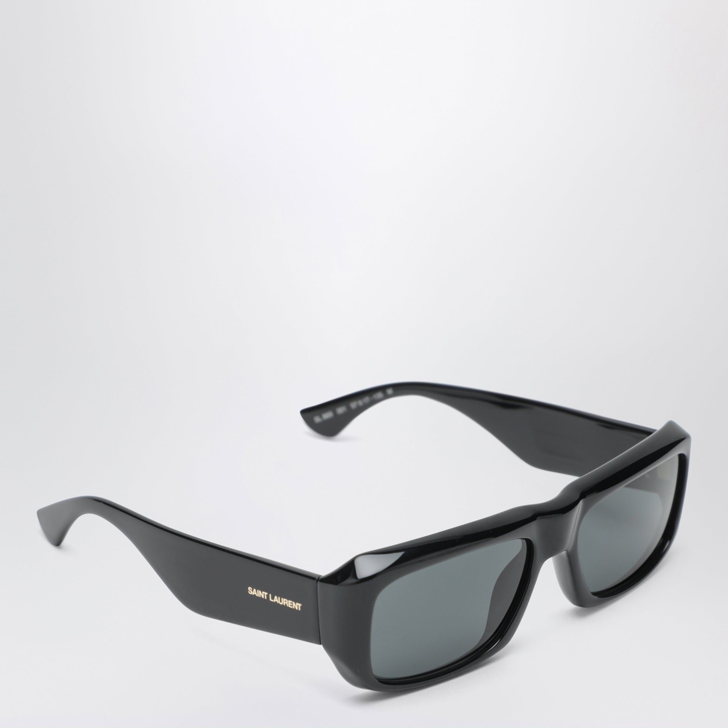Saint Laurent Paris Saint Laurent Black Rectangular Sunglasses Size ONE SIZE - 2 Thumbnail