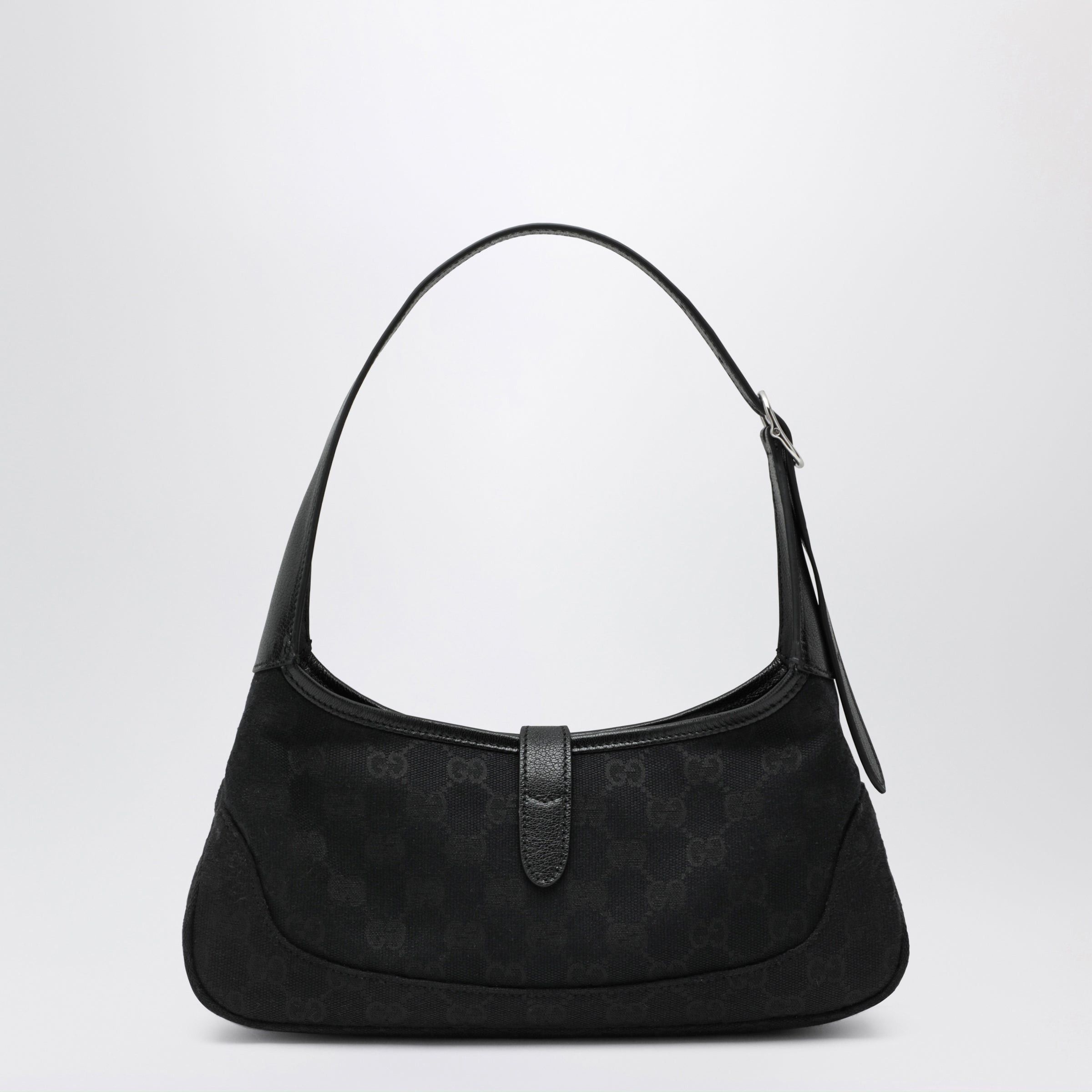 Gucci Gucci Small Jackie Slim Bag In Black Gg Fabric Size ONE SIZE - 2 Thumbnail