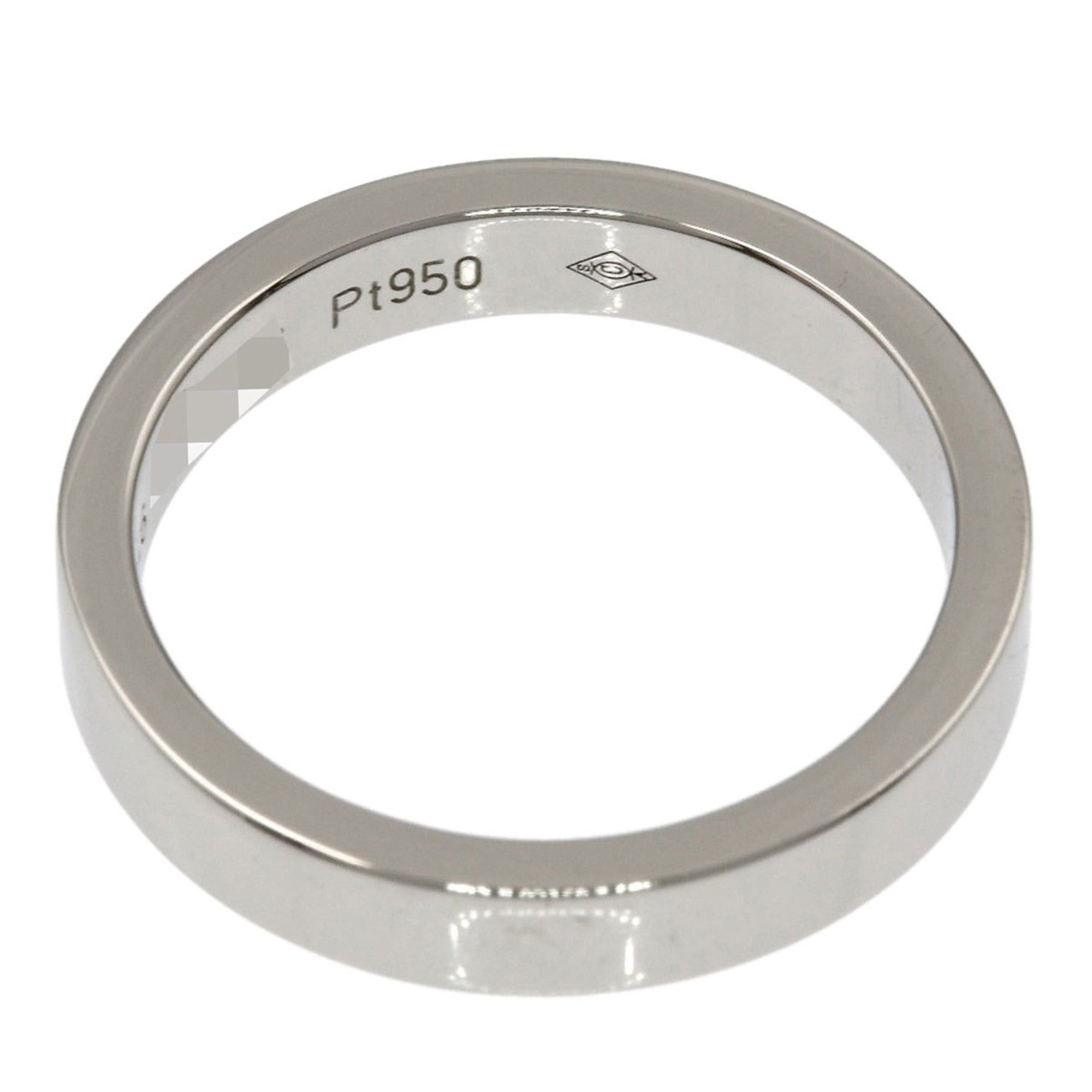 Cartier Cartier Flat Band #46 Ring, Platinum PT950, Women's, CARTIER Size ONE SIZE - 5 Thumbnail