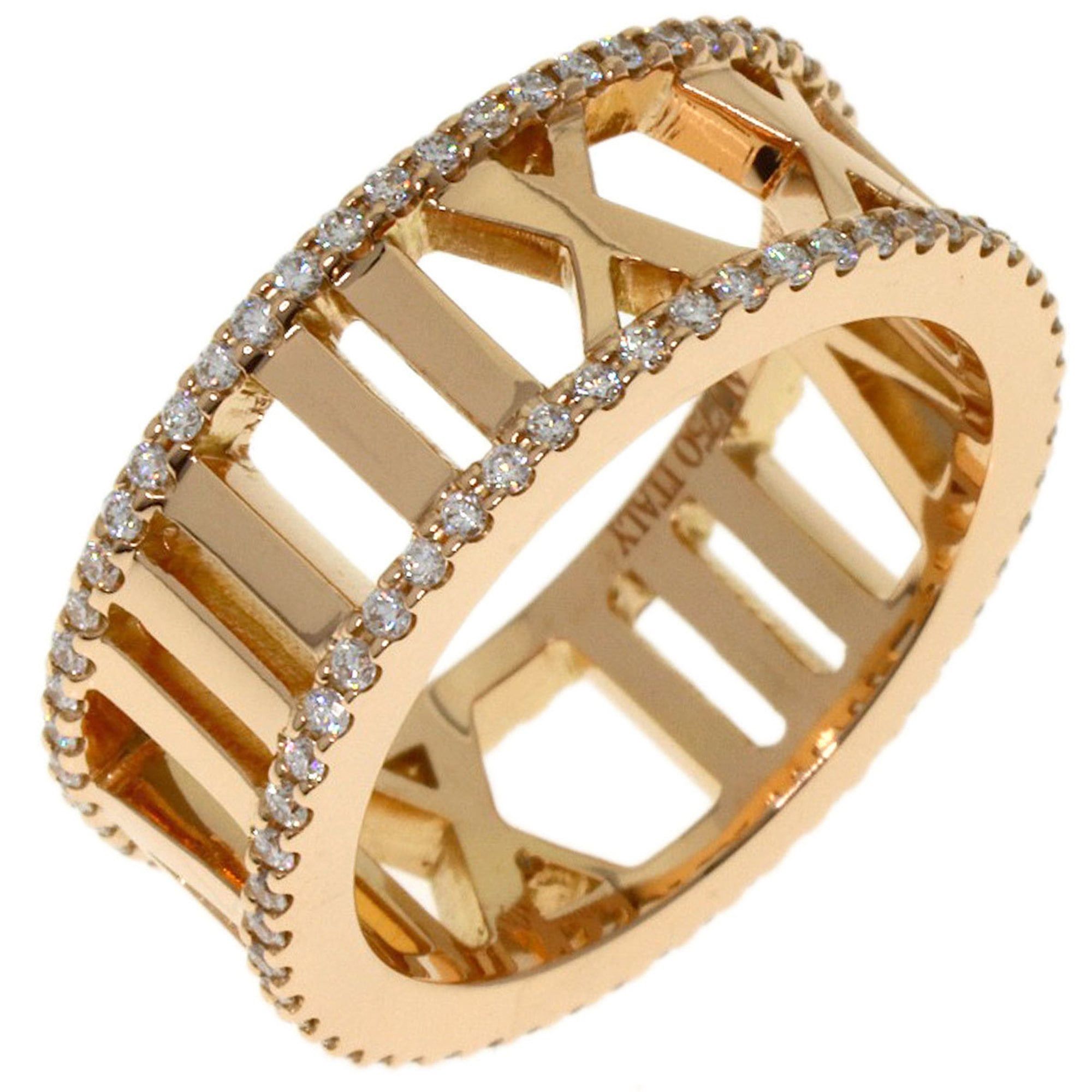 Tiffany & Co. Tiffany & Co. Atlas Open Diamond Ring, 18K Pink Gold, Women's. Size ONE SIZE - 2 Thumbnail