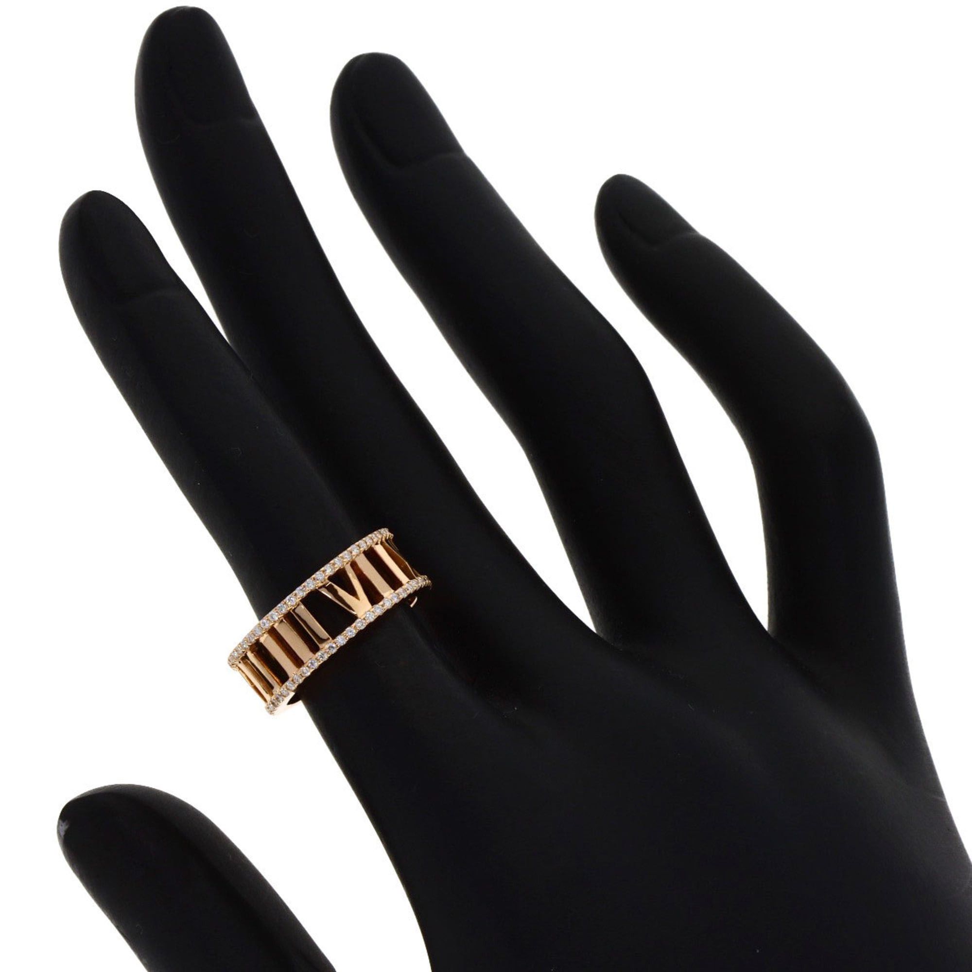 Tiffany & Co. Tiffany & Co. Atlas Open Diamond Ring, 18K Pink Gold, Women's. Size ONE SIZE - 5 Thumbnail