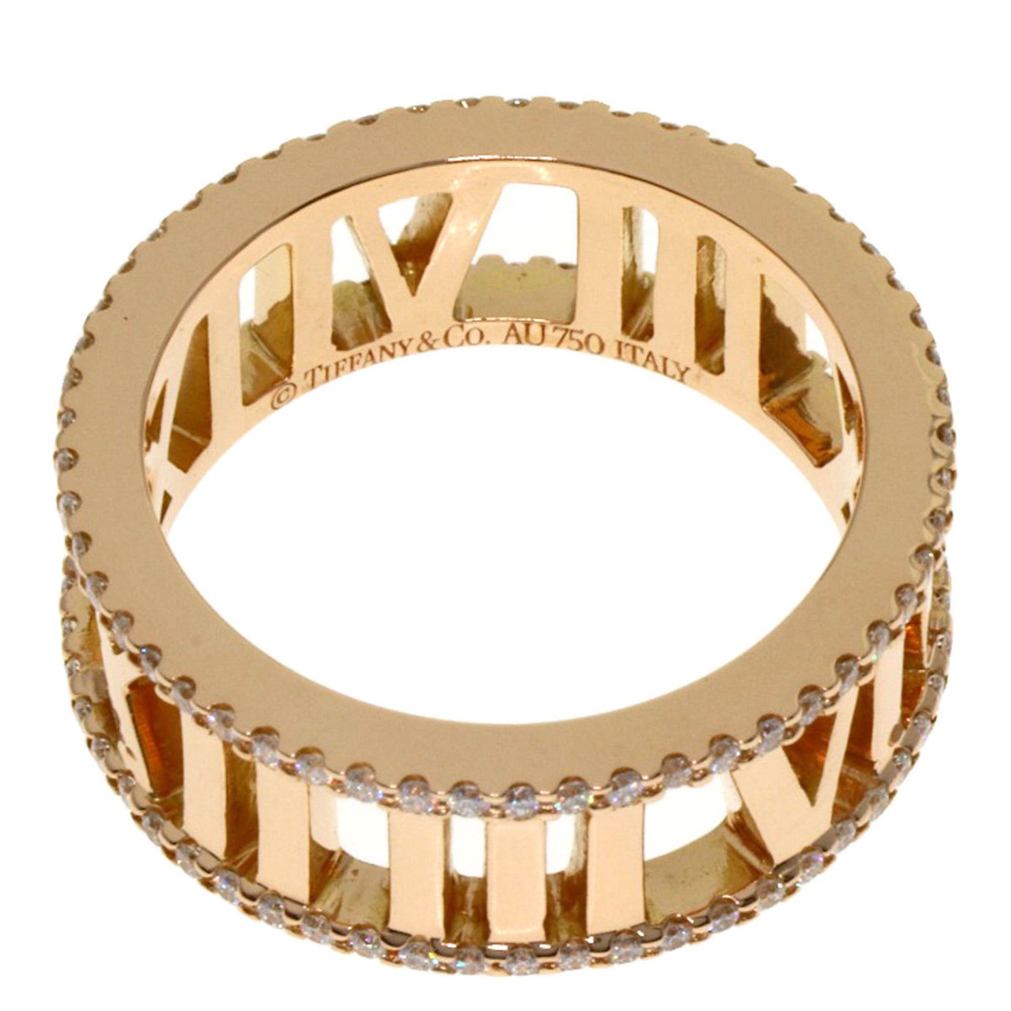 Tiffany & Co. Tiffany & Co. Atlas Open Diamond Ring, 18K Pink Gold, Women's. Size ONE SIZE - 4 Thumbnail