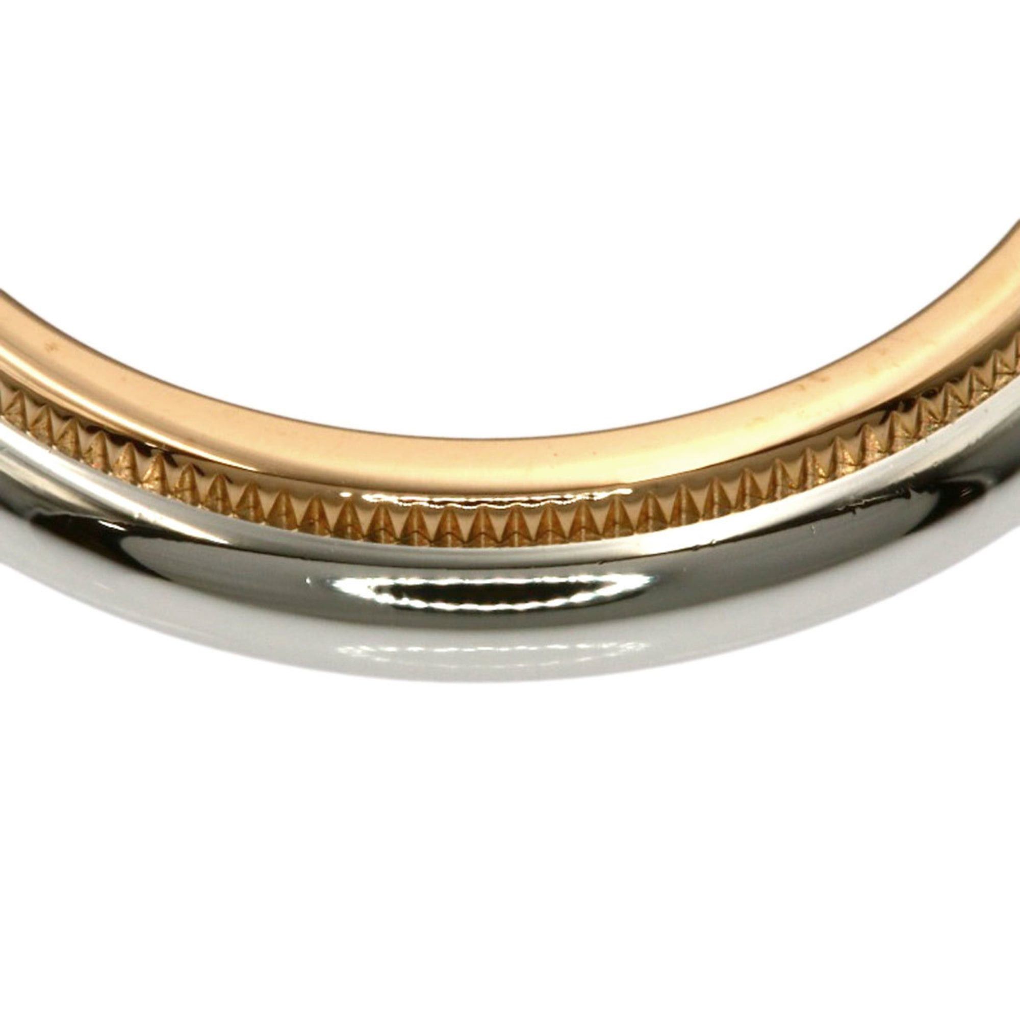 Tiffany & Co. Tiffany & Co. Milgrain Ring, 18K Pink Gold/PT950, Women's Ring. Size ONE SIZE - 6 Thumbnail