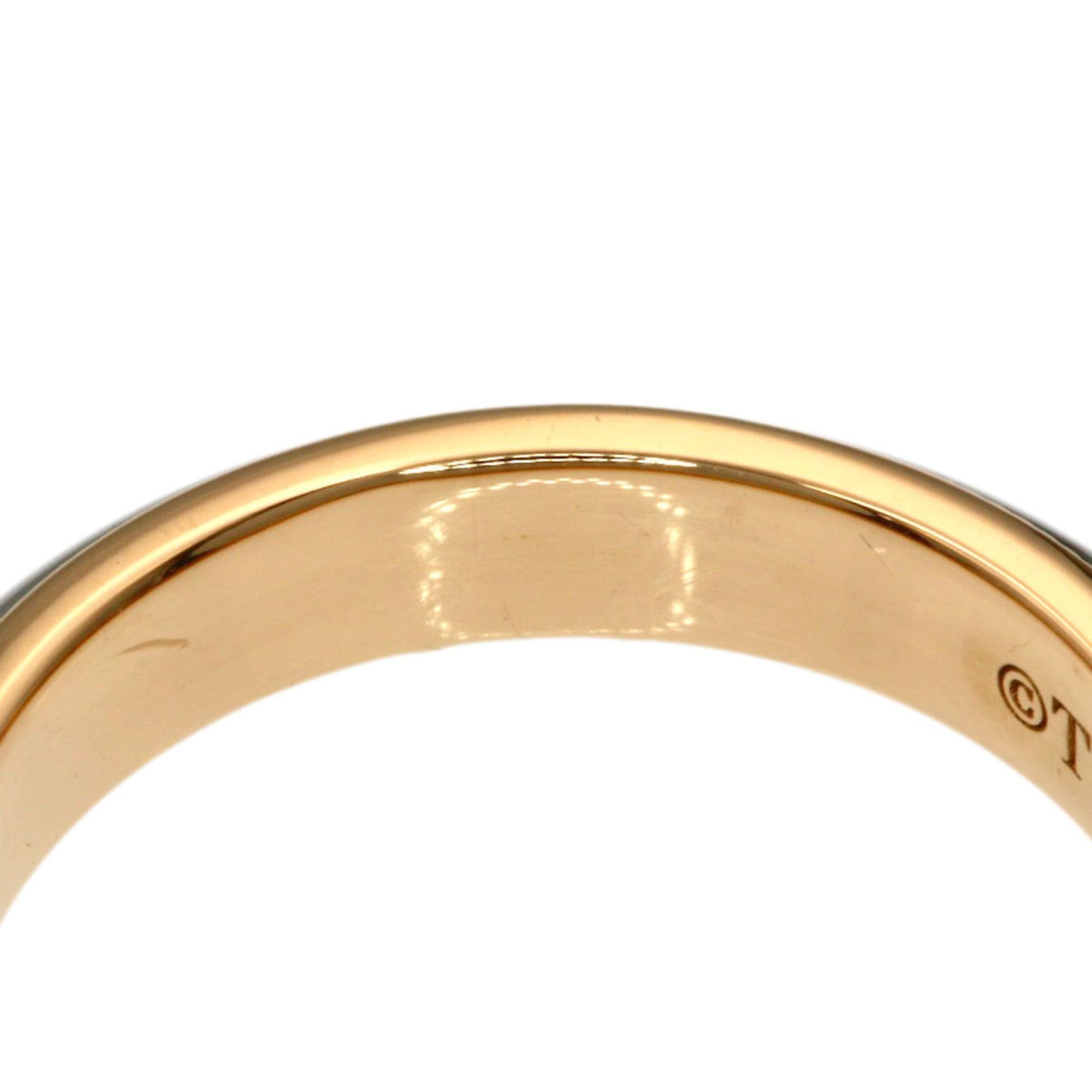 Tiffany & Co. Tiffany & Co. Milgrain Ring, 18K Pink Gold/PT950, Women's Ring. Size ONE SIZE - 7 Thumbnail
