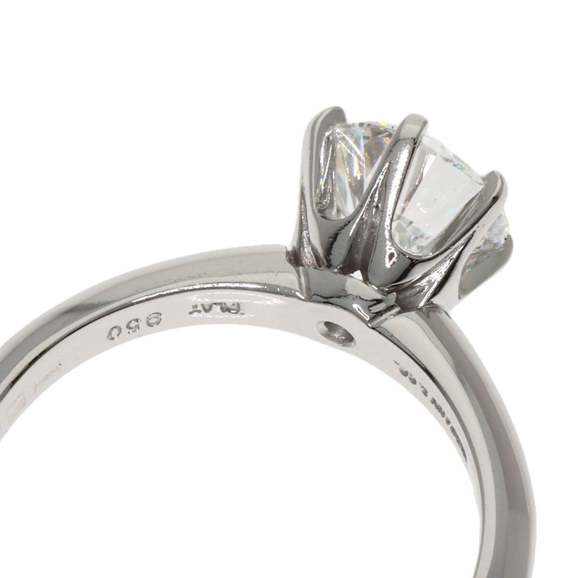 Tiffany & Co. Tiffany & Co. Solitaire Diamond Ring, Platinum PT950, Women's. Size ONE SIZE - 9 Thumbnail