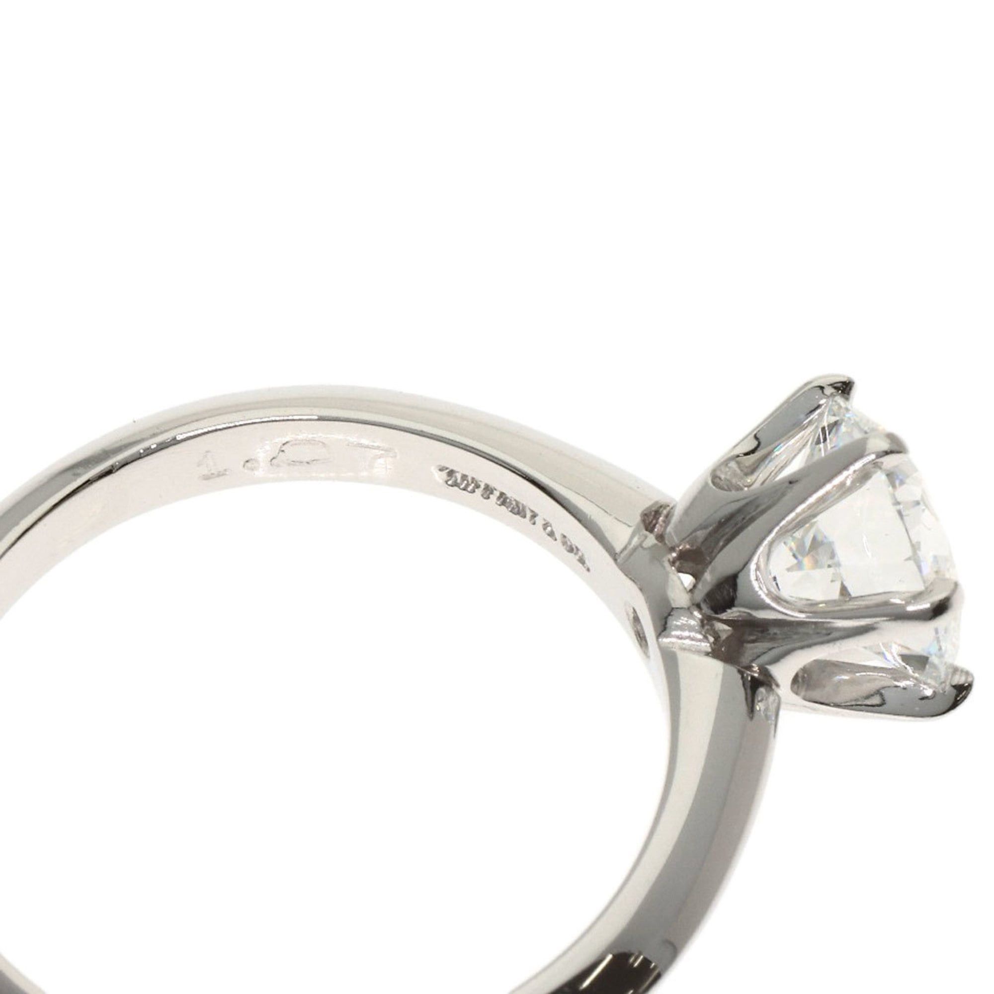 Tiffany & Co. Tiffany & Co. Solitaire Diamond Ring, Platinum PT950, Women's. Size ONE SIZE - 5 Thumbnail