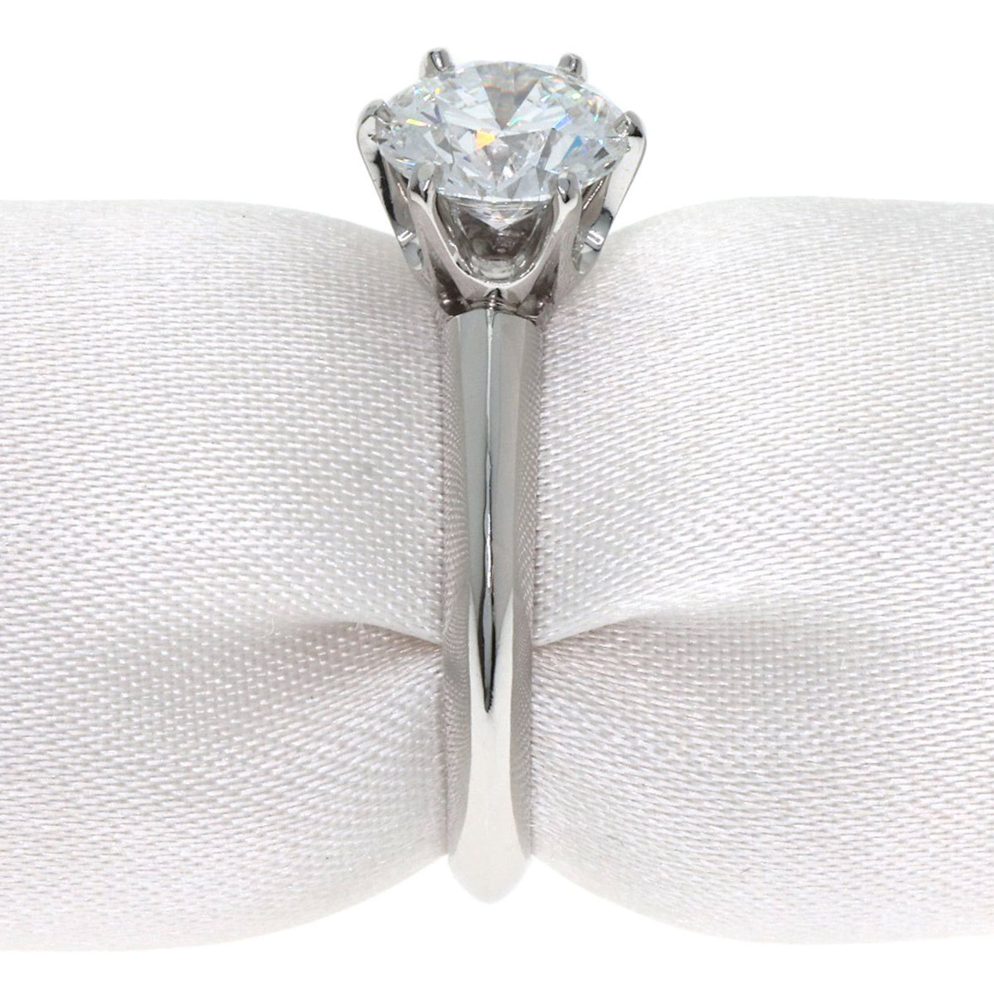 Tiffany & Co. Tiffany & Co. Solitaire Diamond Ring, Platinum PT950, Women's. Size ONE SIZE - 3 Thumbnail