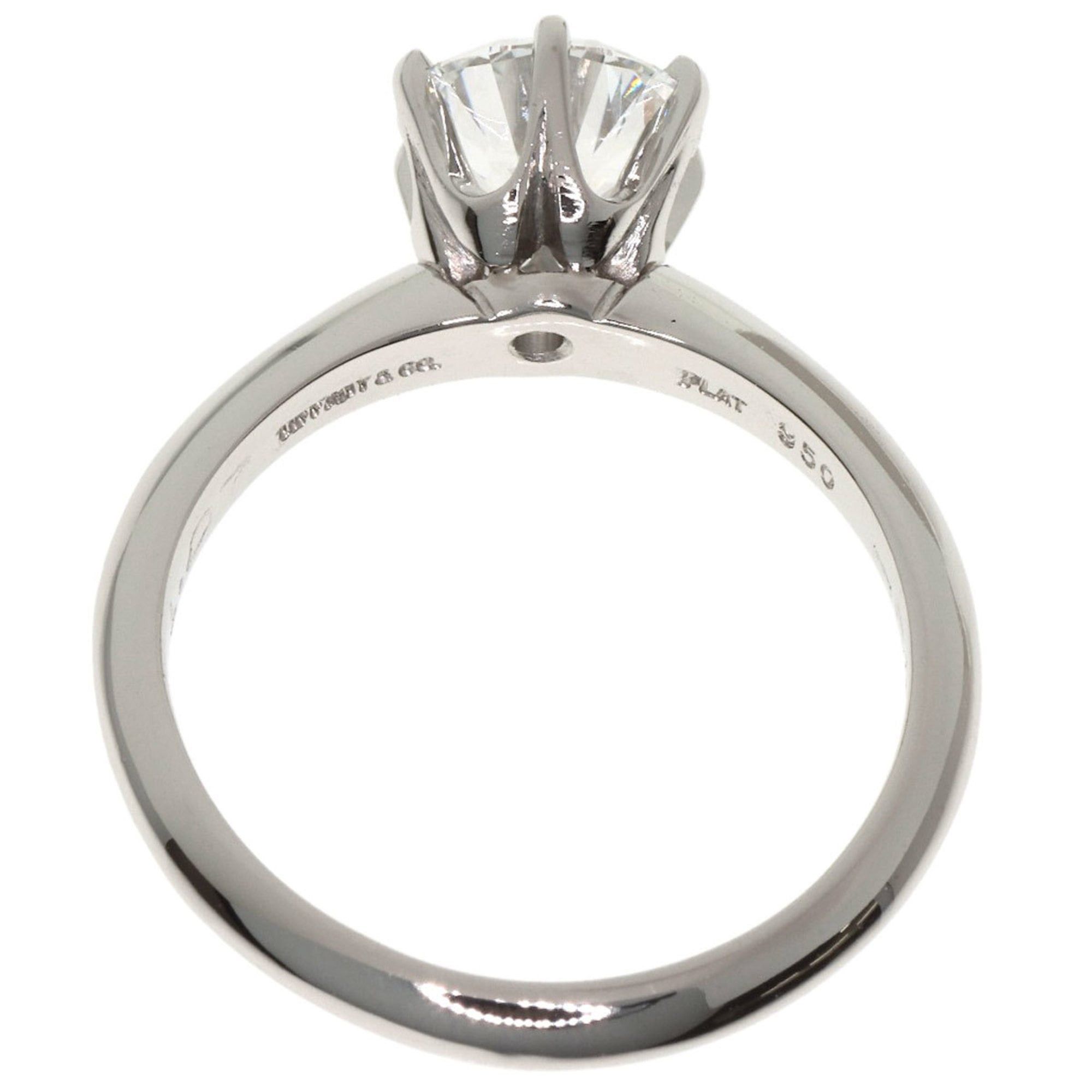 Tiffany & Co. Tiffany & Co. Solitaire Diamond Ring, Platinum PT950, Women's. Size ONE SIZE - 4 Thumbnail
