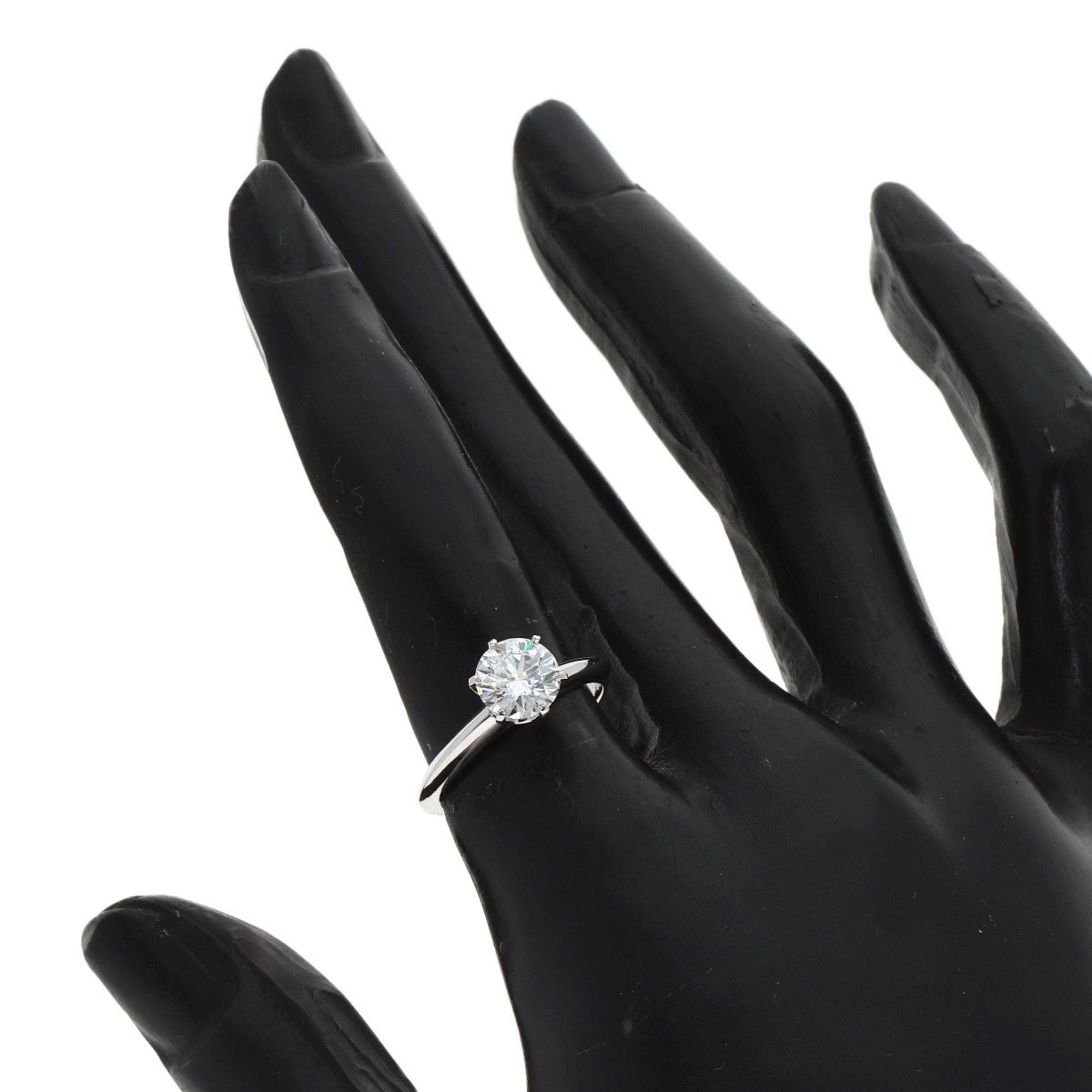 Tiffany & Co. Tiffany & Co. Solitaire Diamond Ring, Platinum PT950, Women's. Size ONE SIZE - 7 Thumbnail