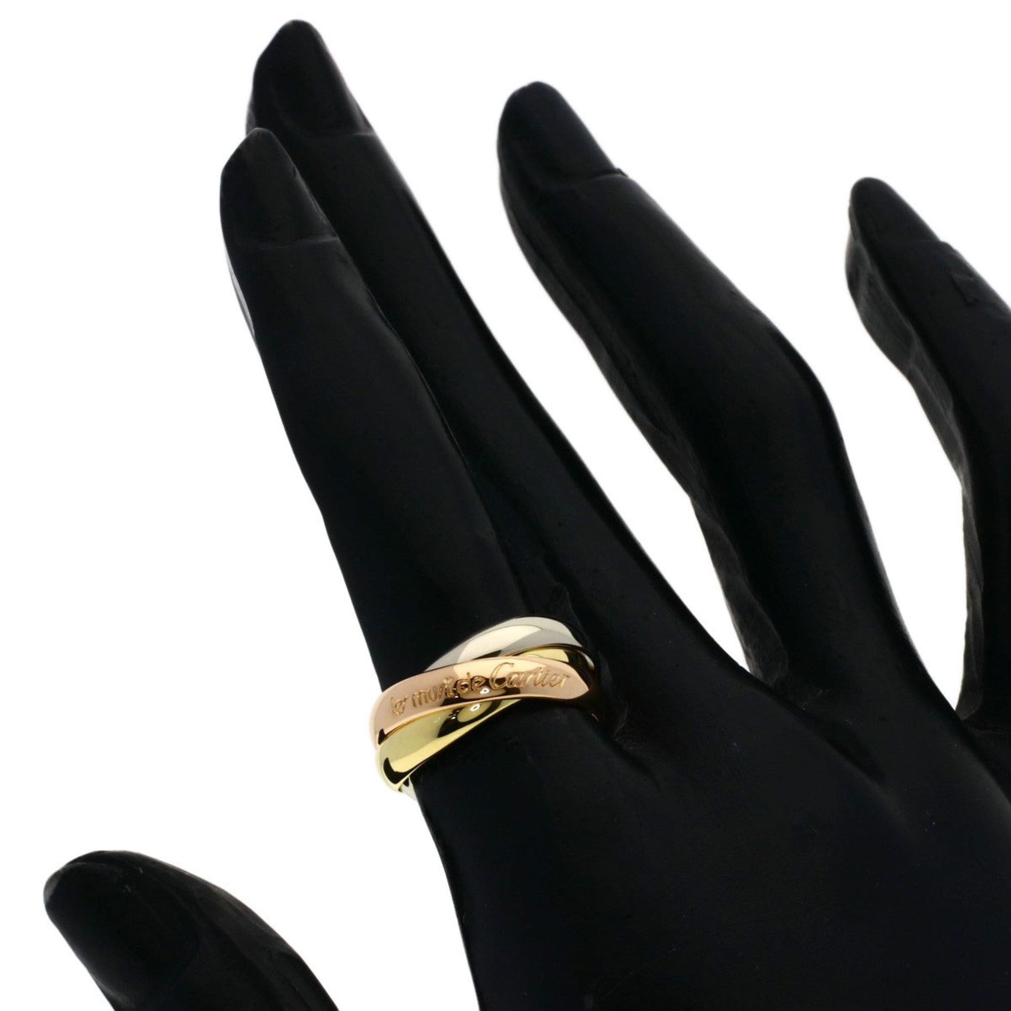 Cartier Cartier Trinity #49 Ring - 18K Yellow Gold/18K White Pink Gold Women's CARTIER Size ONE SIZE - 4 Thumbnail