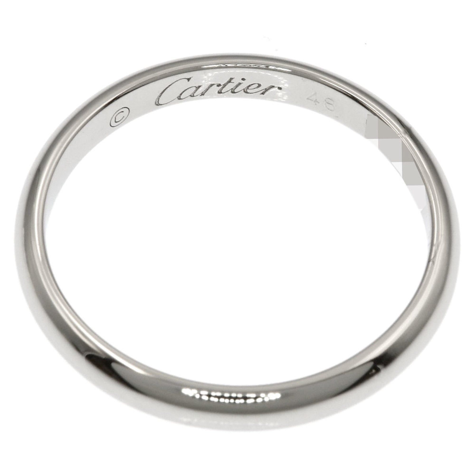 Cartier Cartier Wedding Ring #48, Platinum PT950, Women's, CARTIER Size ONE SIZE - 4 Thumbnail