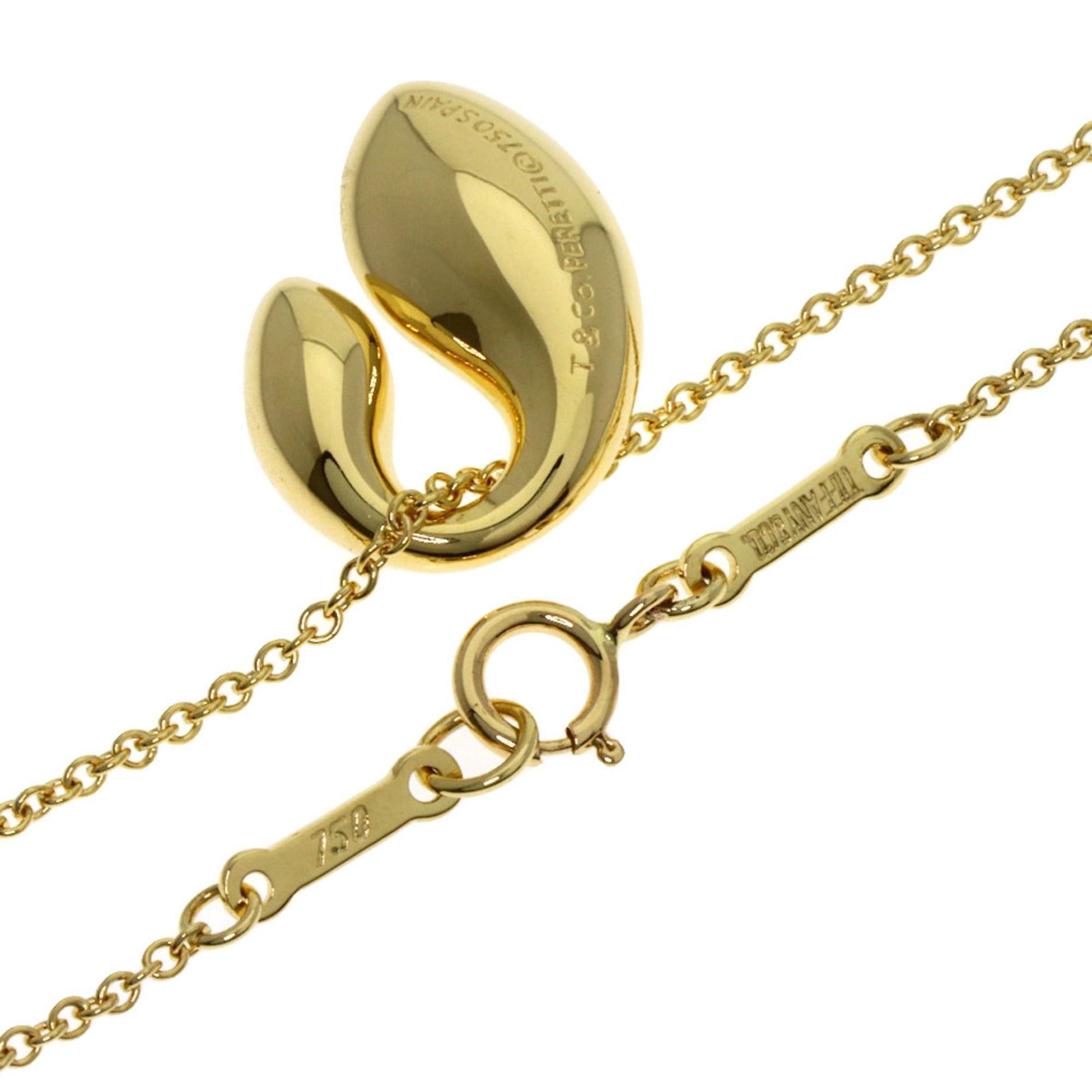 Tiffany & Co. Tiffany & Co. Double Teardrop Necklace, 18K Yellow Gold, Women's. Size ONE SIZE - 2 Thumbnail