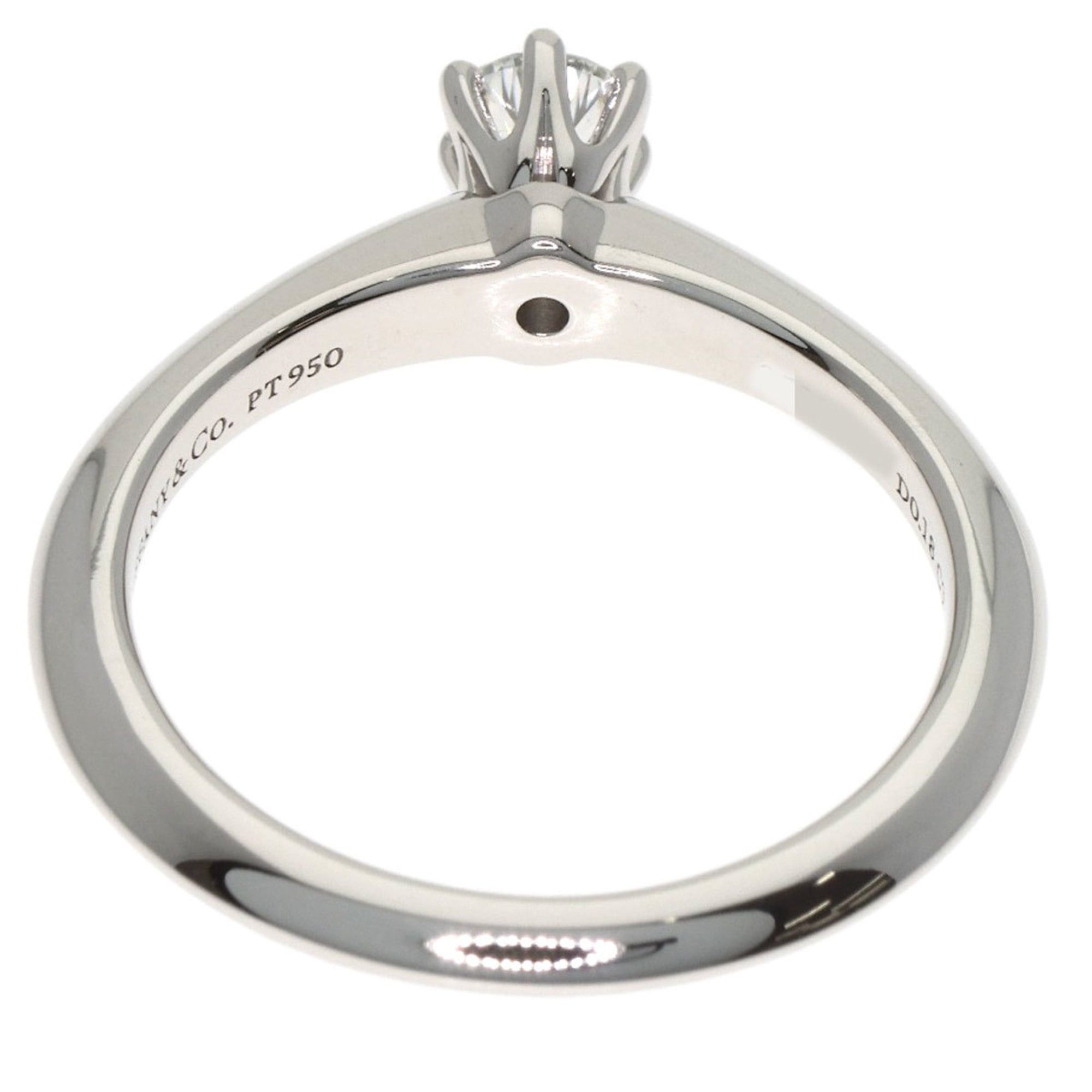 Tiffany & Co. Tiffany & Co. Solitaire Diamond Ring, Platinum PT950, Women's. Size ONE SIZE - 4 Thumbnail