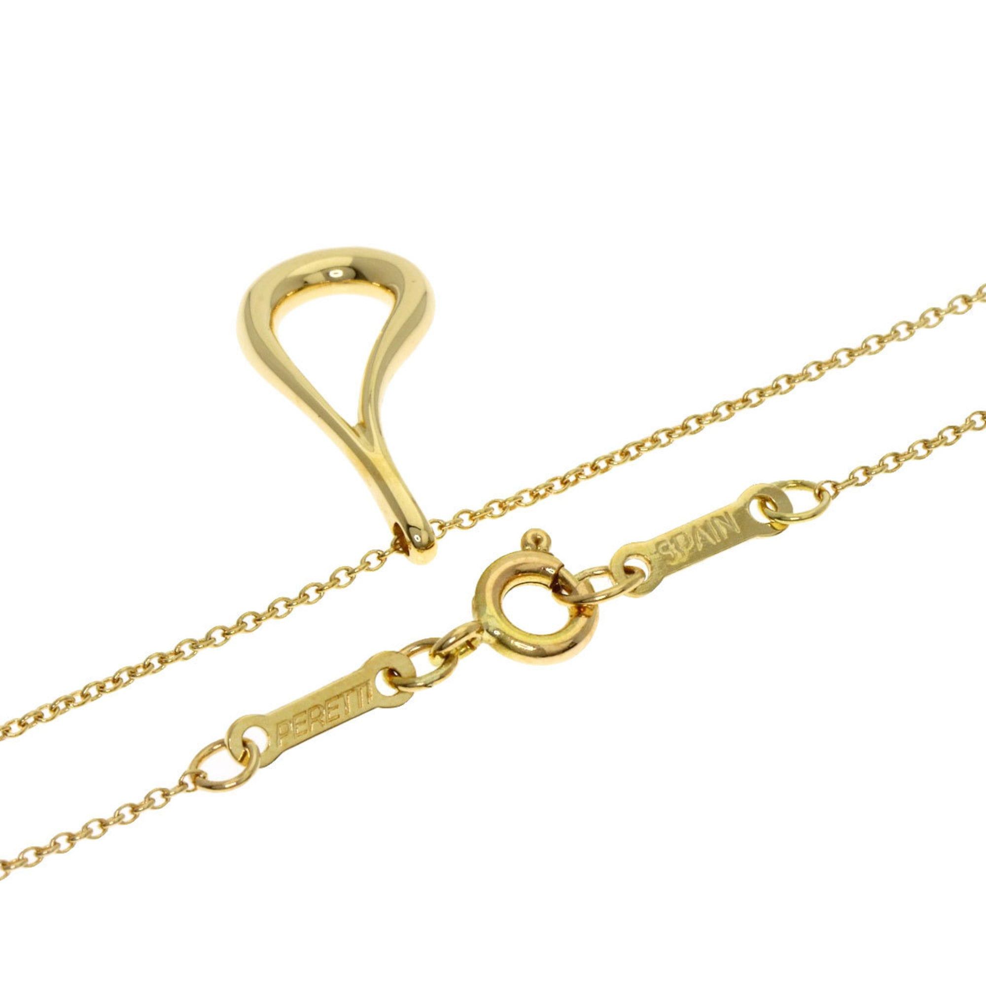 Tiffany & Co. Tiffany & Co. Open Teardrop Necklace, 18K Yellow Gold, Women's. Size ONE SIZE - 2 Thumbnail