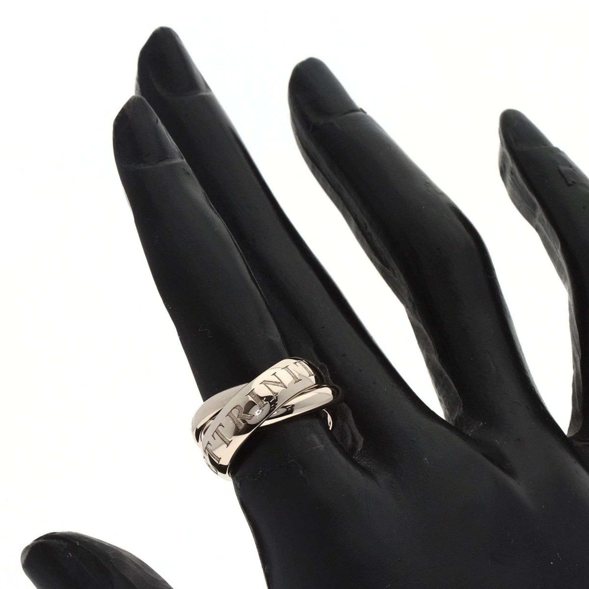 Cartier Cartier Trinity 1998 Christmas Limited Edition #47 Ring, 18K White Gold, Women's, CARTIER Size ONE SIZE - 7 Thumbnail