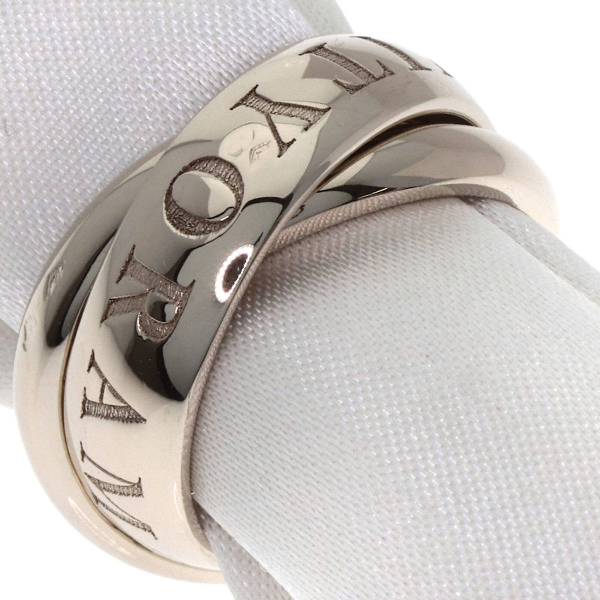 Cartier Cartier Trinity 1998 Christmas Limited Edition #47 Ring, 18K White Gold, Women's, CARTIER Size ONE SIZE - 2 Thumbnail