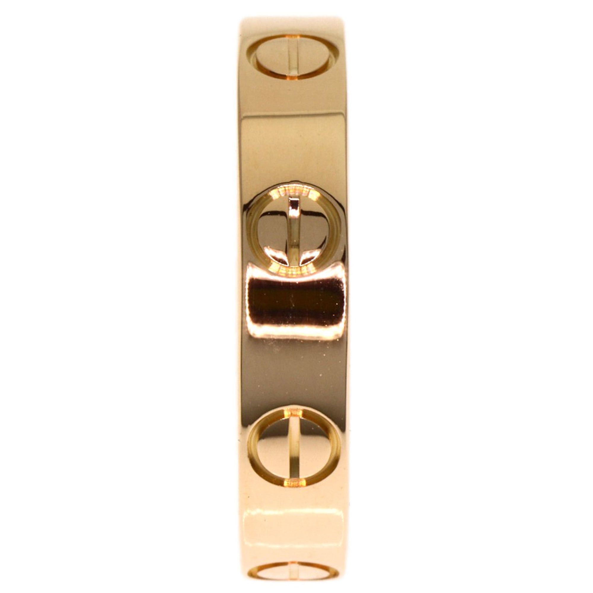 Cartier Cartier Mini Love Ring #48, 18K Pink Gold, Women's Ring, CARTIER Size ONE SIZE - 3 Thumbnail