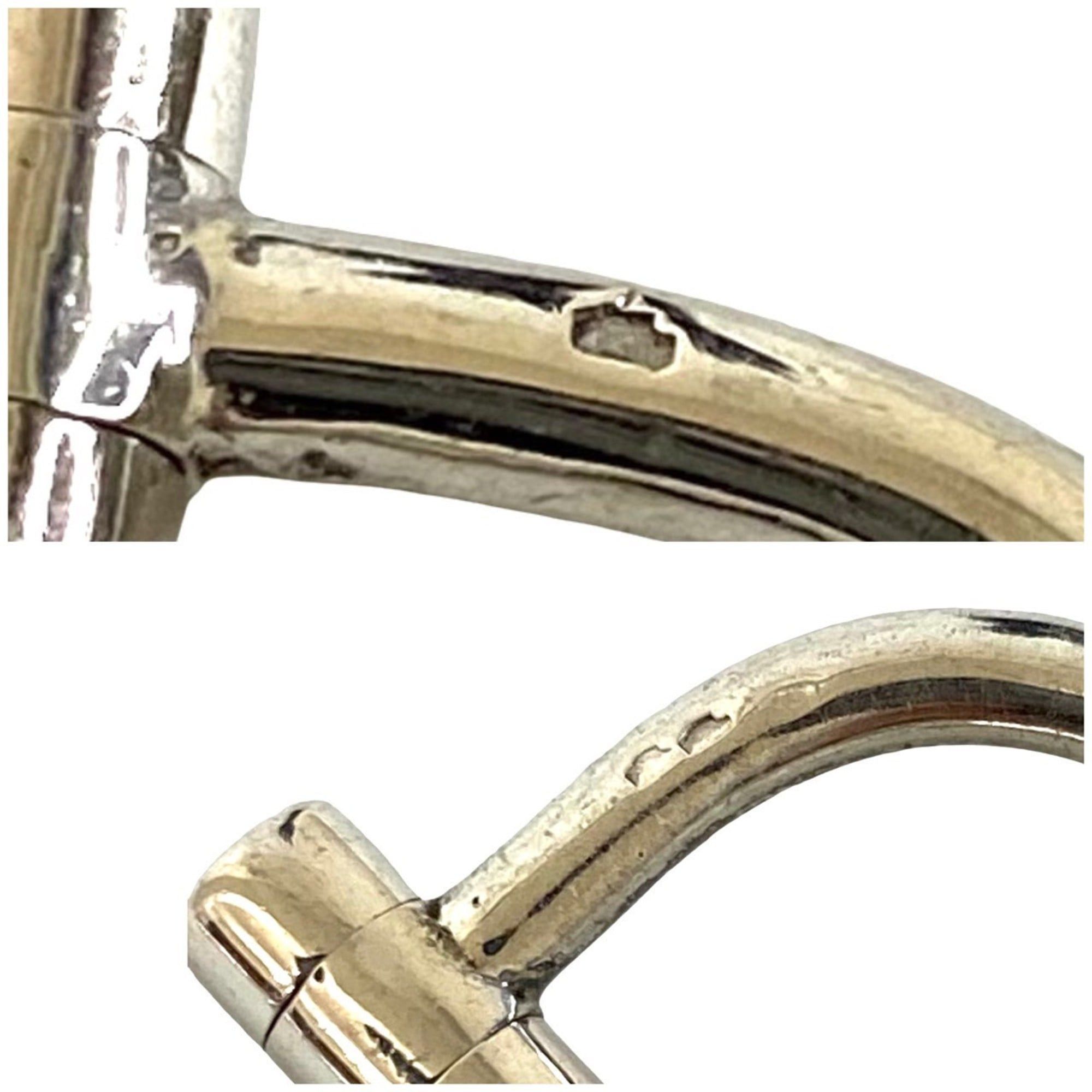 Hermes HERMES Horsebit Belt, Sterling Silver 925 Bracelet Bangle, 71026 Size ONE SIZE - 3 Thumbnail