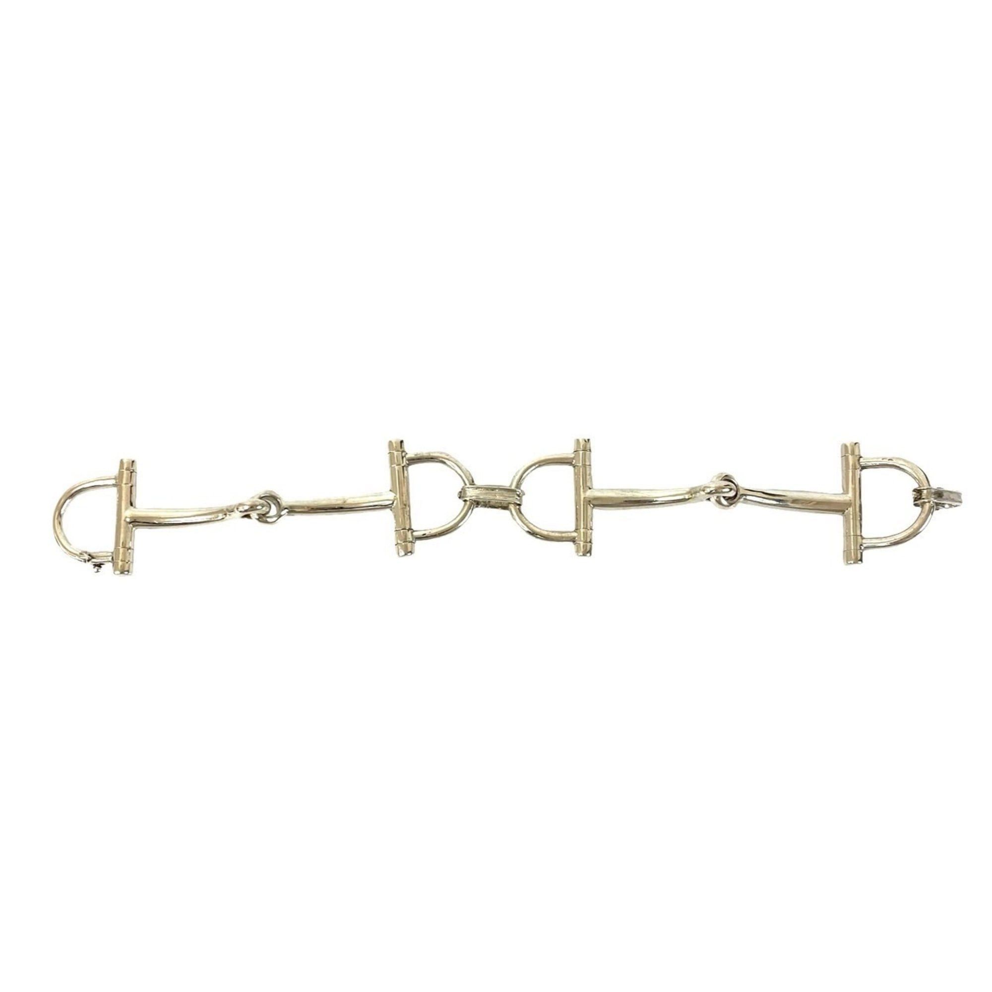 Hermes HERMES Horsebit Belt, Sterling Silver 925 Bracelet Bangle, 71026 Size ONE SIZE - 6 Thumbnail