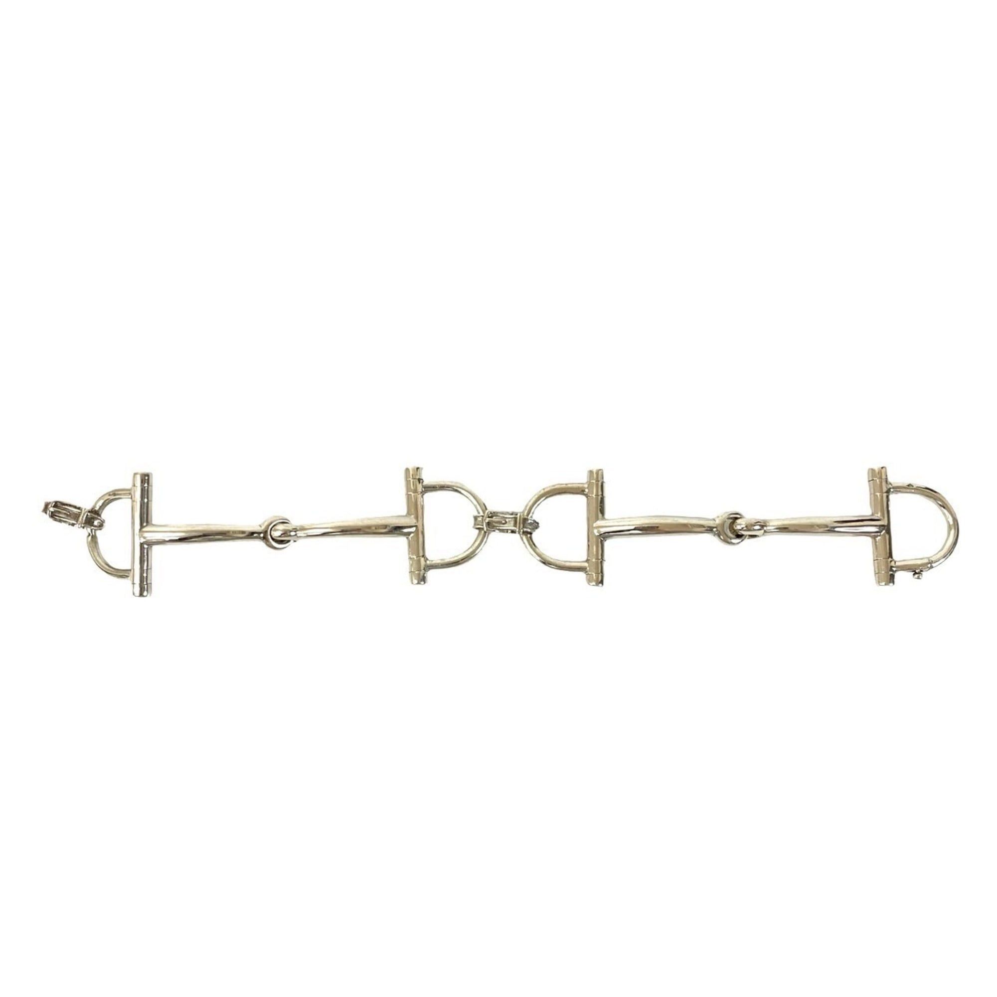 Hermes HERMES Horsebit Belt, Sterling Silver 925 Bracelet Bangle, 71026 Size ONE SIZE - 5 Thumbnail