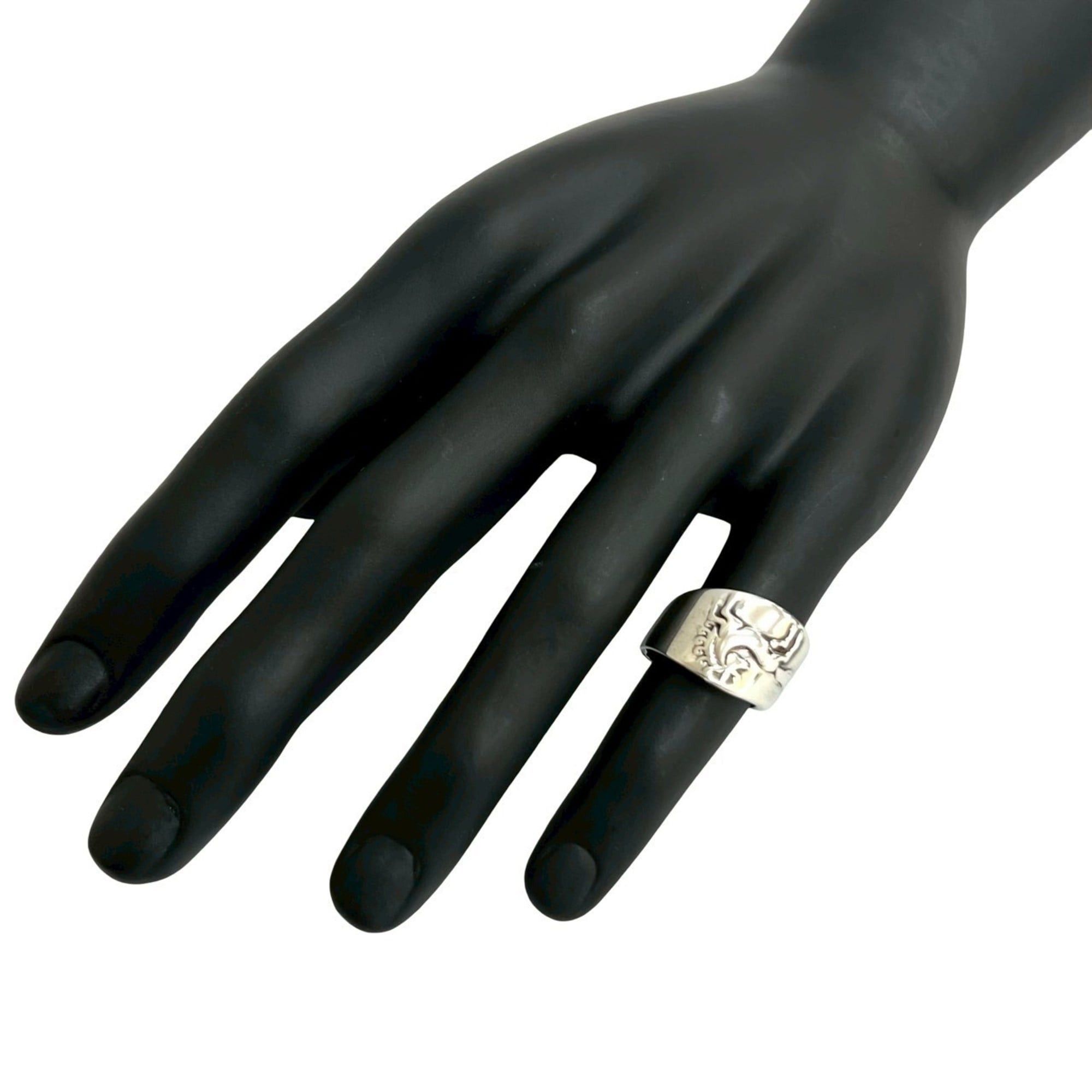 Hermes HERMES Gallop Ring, Sterling Silver 925, Size 9, Women's, Item No. 523-9 Size ONE SIZE - 2 Thumbnail
