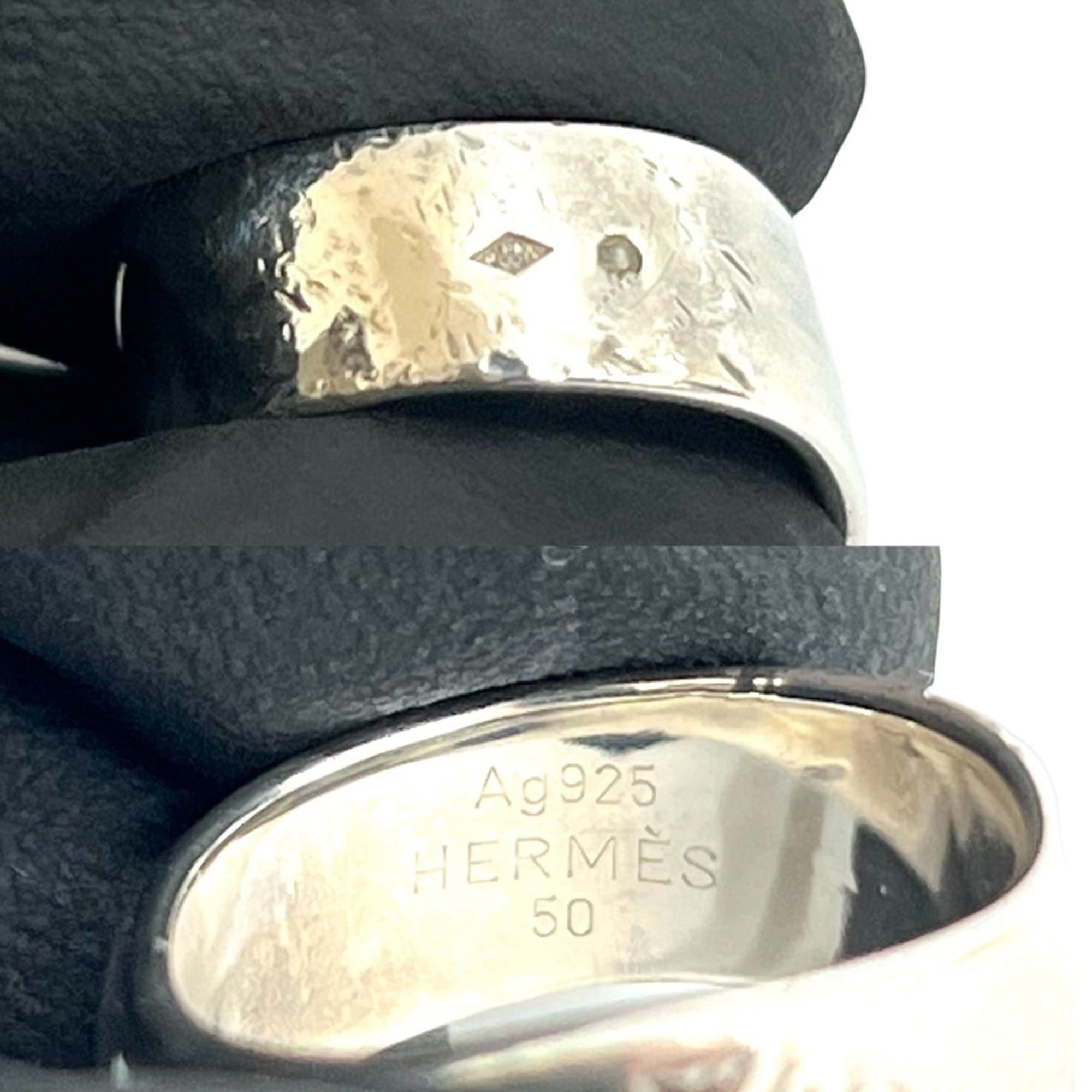 Hermes HERMES Gallop Ring, Sterling Silver 925, Size 9, Women's, Item No. 523-9 Size ONE SIZE - 3 Thumbnail