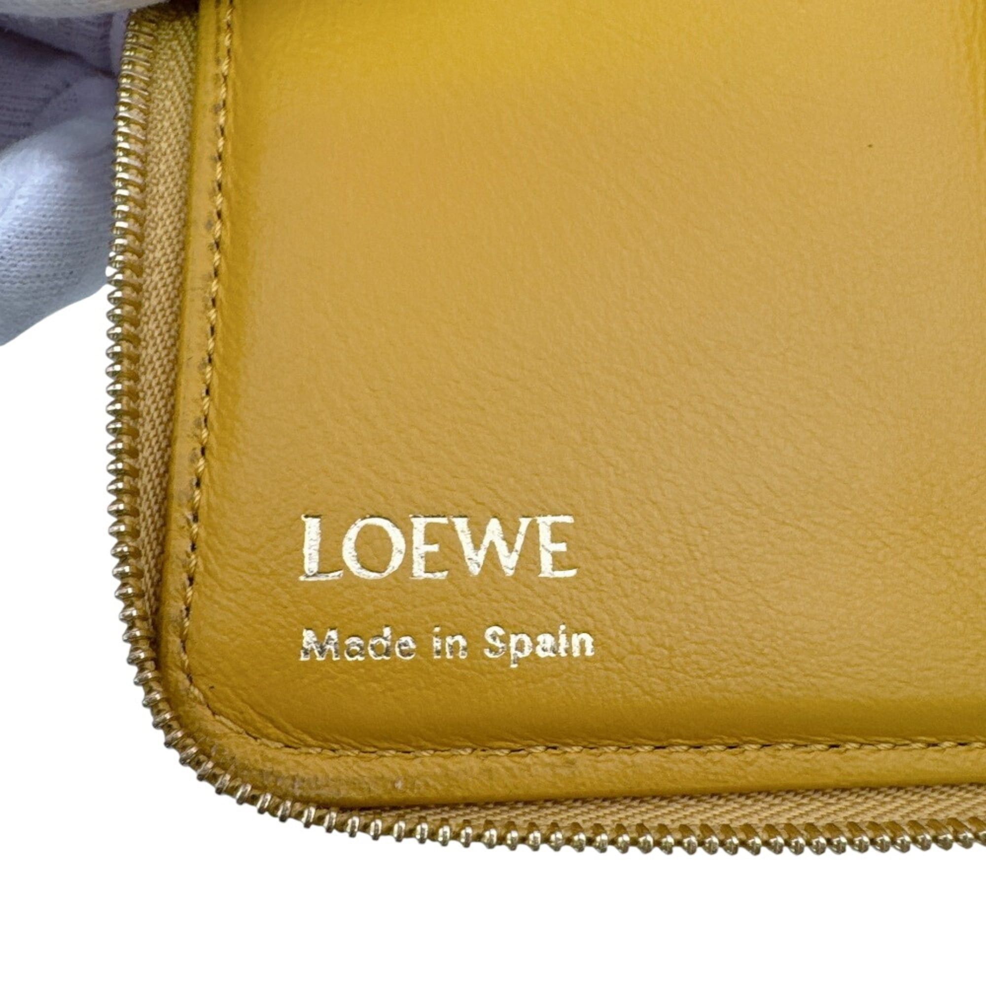 Loewe LOEWE Knot Compact Zip Wallet, Bi-fold Yellow Size ONE SIZE - 10 Thumbnail