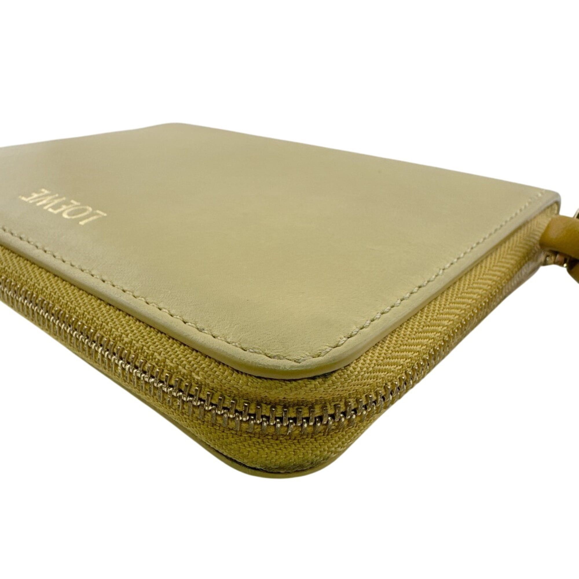 Loewe LOEWE Knot Compact Zip Wallet, Bi-fold Yellow Size ONE SIZE - 5 Thumbnail