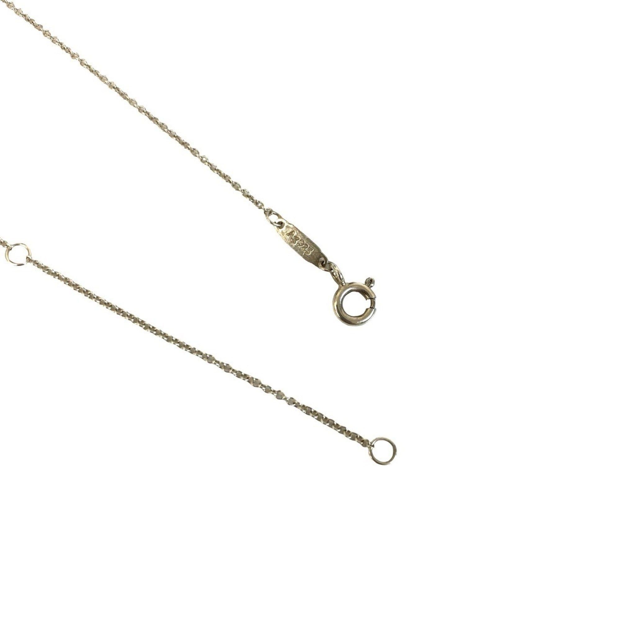 Tiffany & Co. TIFFANY&Co. Tiffany Return to Blue Double Heart Necklace, Sterling Silver 925, 88086 Size ONE SIZE - 5 Thumbnail