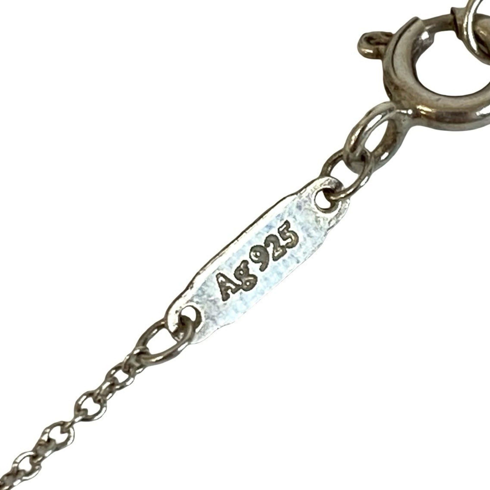 Tiffany & Co. TIFFANY&Co. Tiffany Return to Blue Double Heart Necklace, Sterling Silver 925, 88086 Size ONE SIZE - 4 Thumbnail