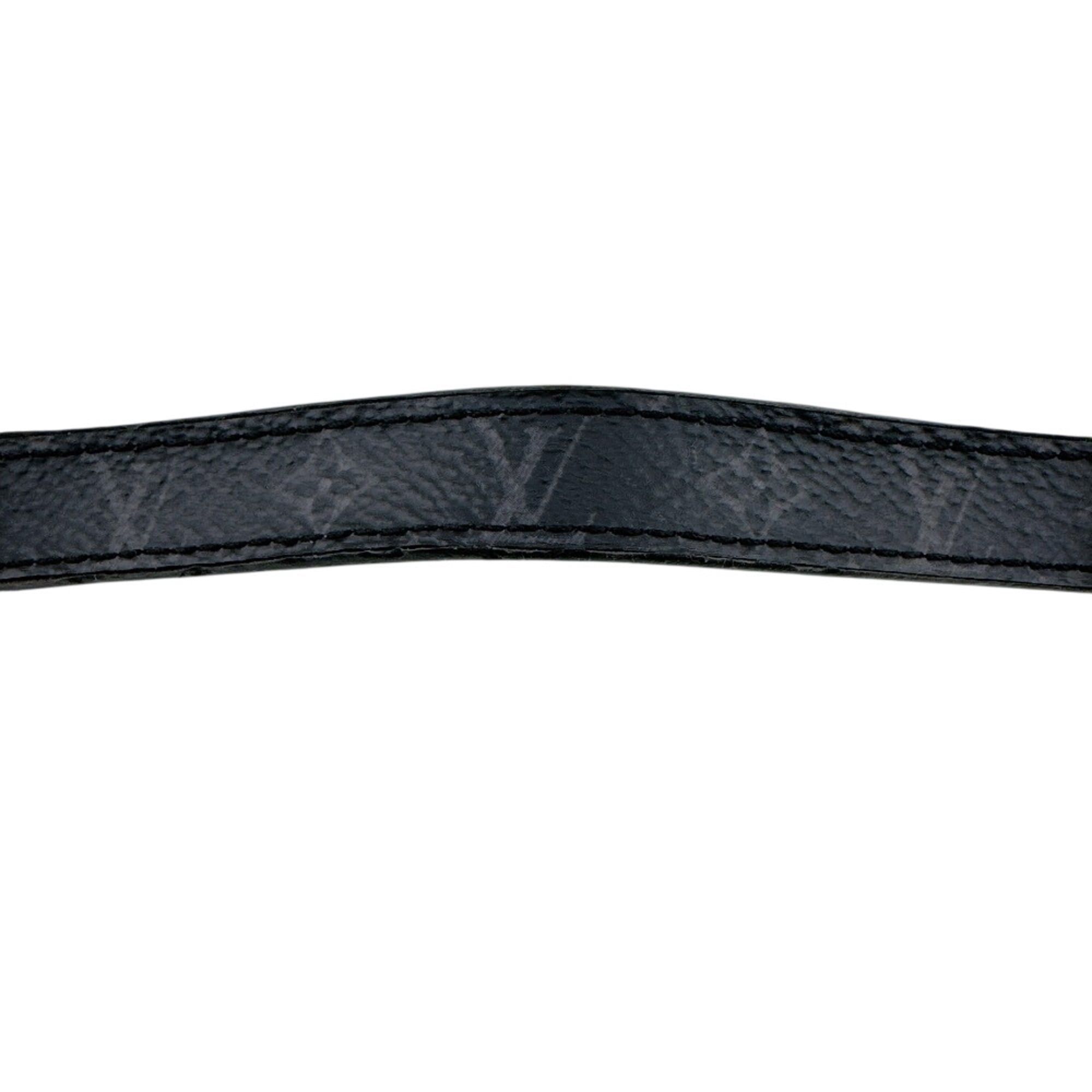 Louis Vuitton Louis Vuitton M6552 Bracelet Mono Chain Monogram Eclipse Black Size ONE SIZE - 4 Thumbnail