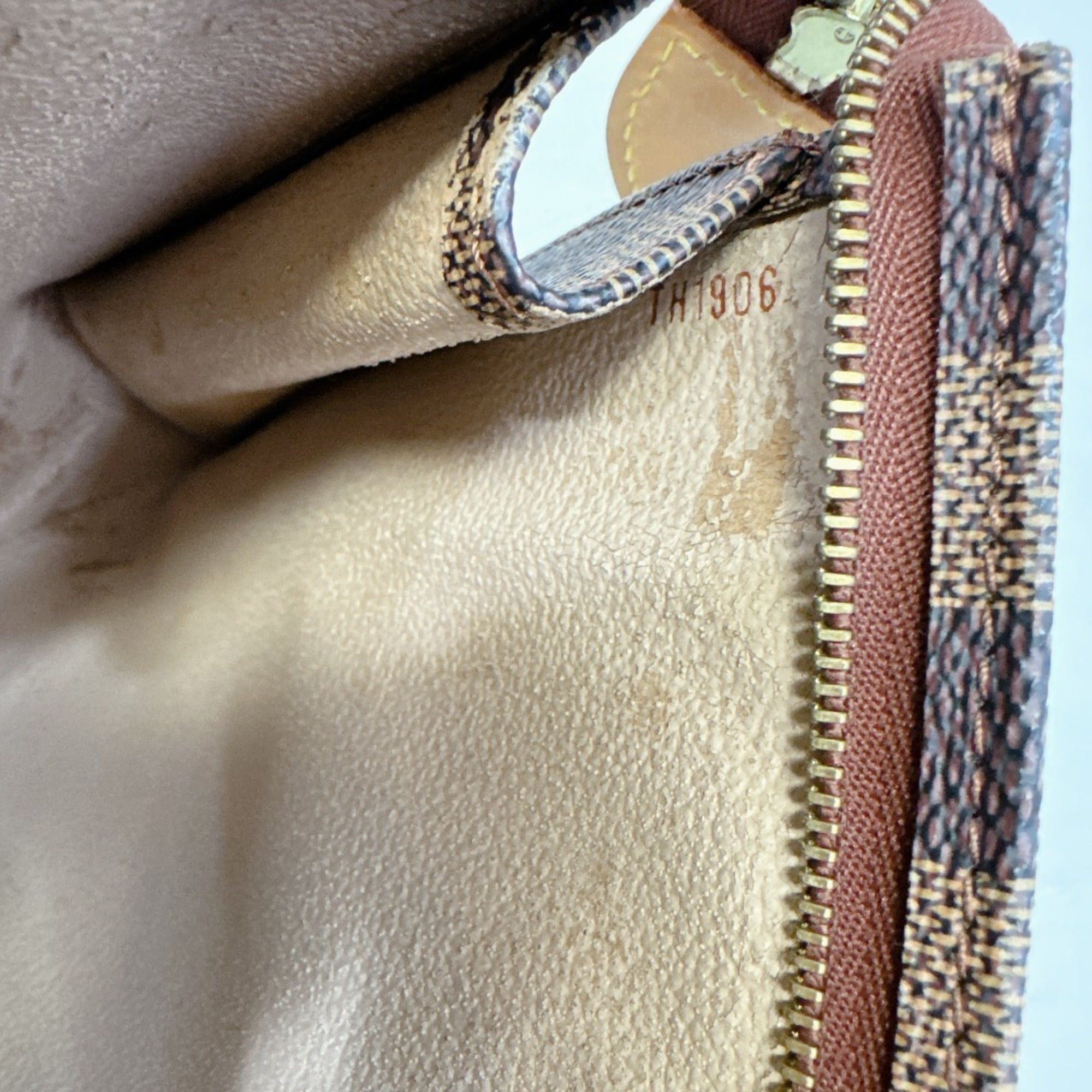Louis Vuitton Louis Vuitton Pochette Toilette 26 Limited Edition Second Bag Cosmetic Pouch Damier Clutch Handbag Brown Size ONE SIZE - 10 Thumbnail