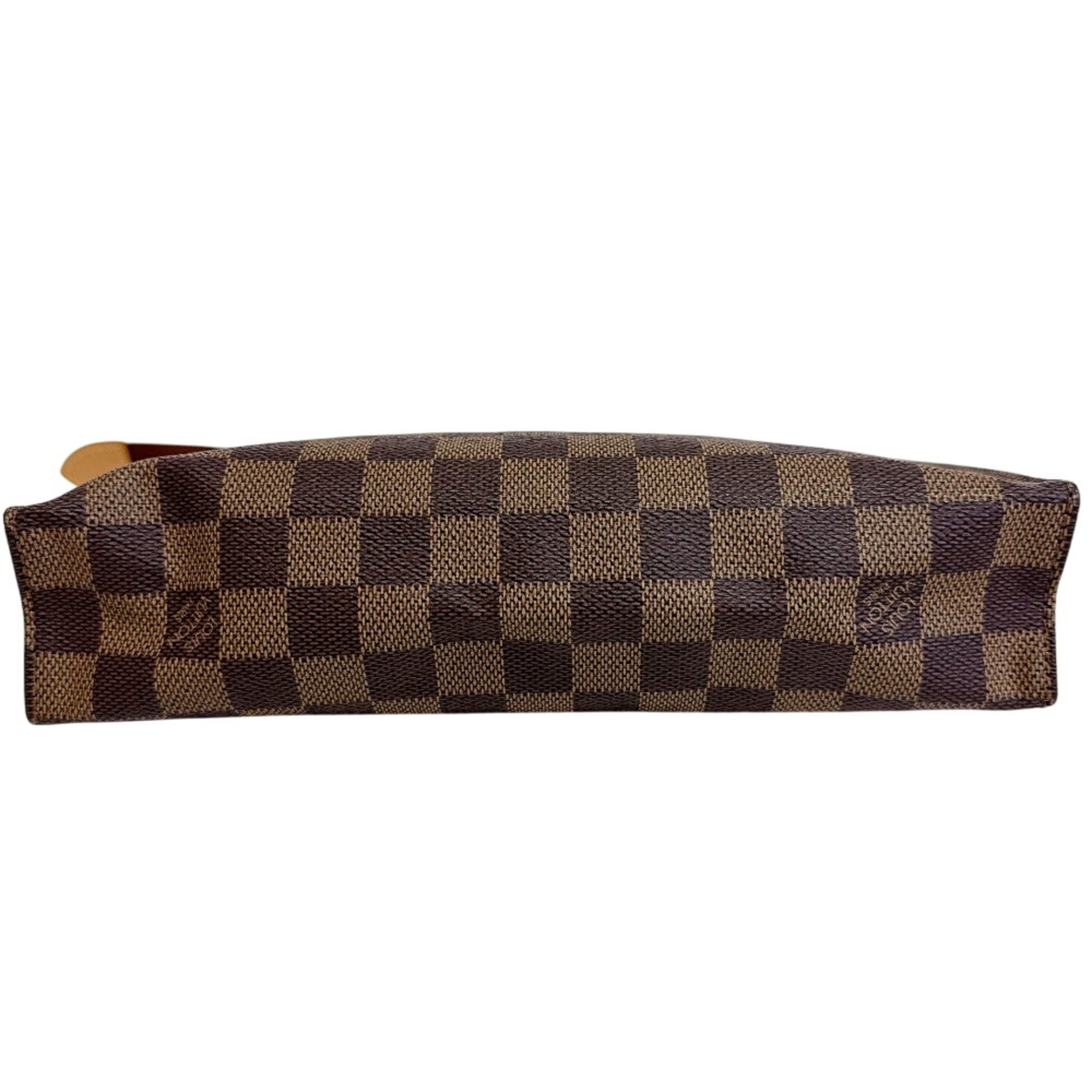 Louis Vuitton Louis Vuitton Pochette Toilette 26 Limited Edition Second Bag Cosmetic Pouch Damier Clutch Handbag Brown Size ONE SIZE - 7 Thumbnail