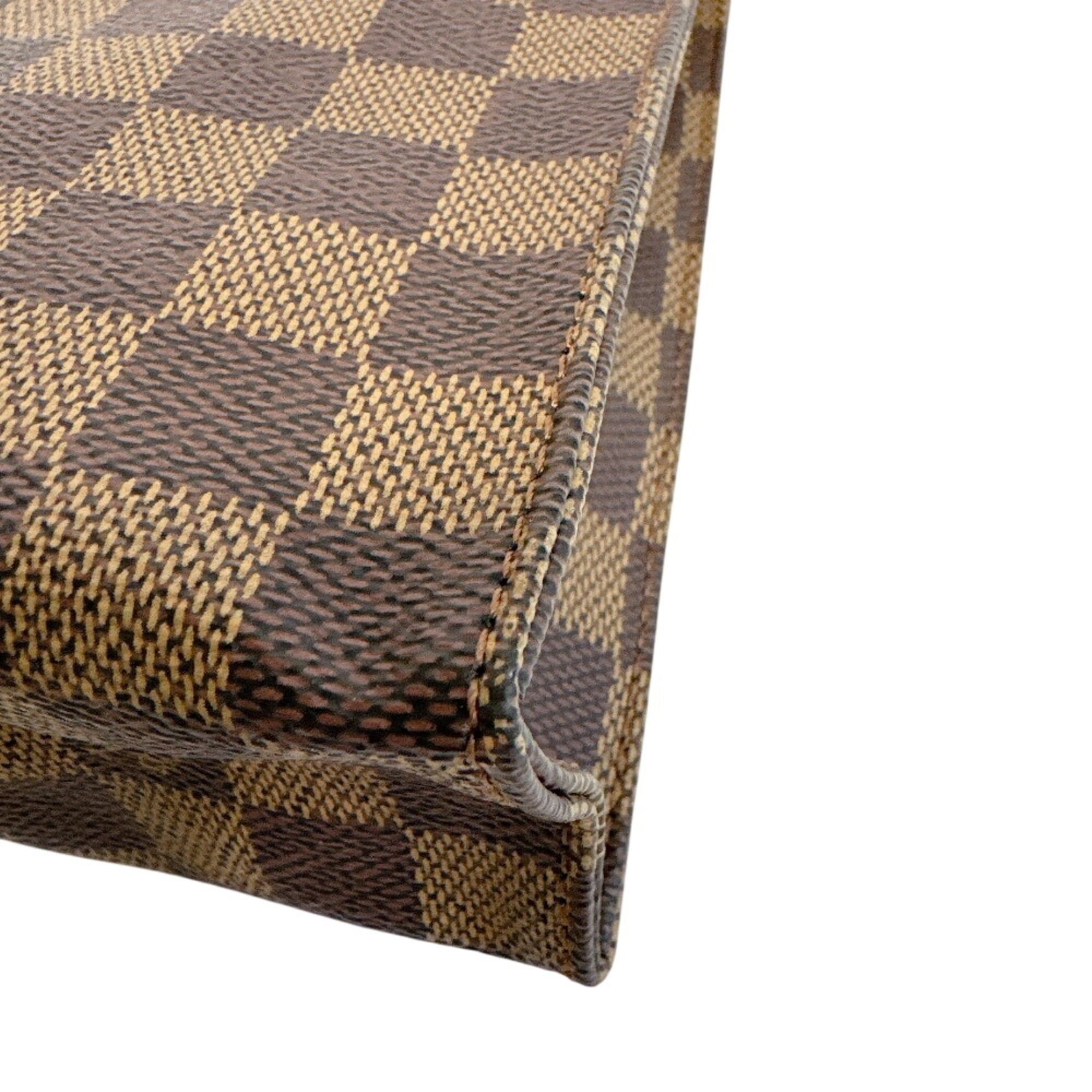 Louis Vuitton Louis Vuitton Pochette Toilette 26 Limited Edition Second Bag Cosmetic Pouch Damier Clutch Handbag Brown Size ONE SIZE - 6 Thumbnail