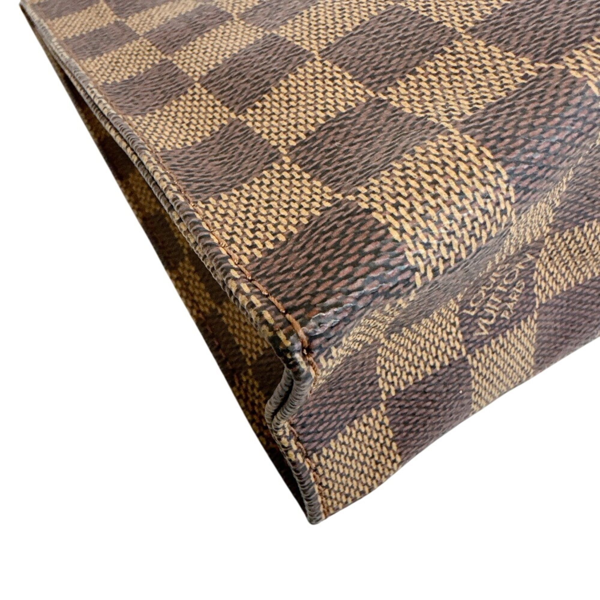 Louis Vuitton Louis Vuitton Pochette Toilette 26 Limited Edition Second Bag Cosmetic Pouch Damier Clutch Handbag Brown Size ONE SIZE - 3 Thumbnail